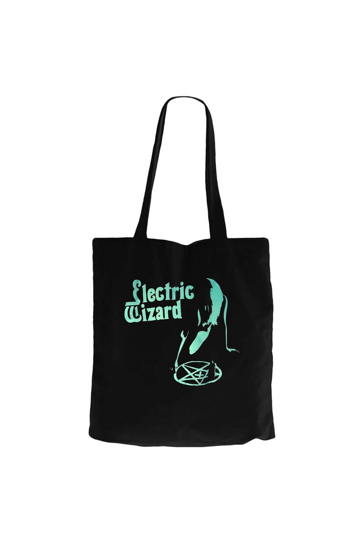 Z zepplin Electric Wizard Vinum Sabbathi Siyah Kanvas Bez Çanta