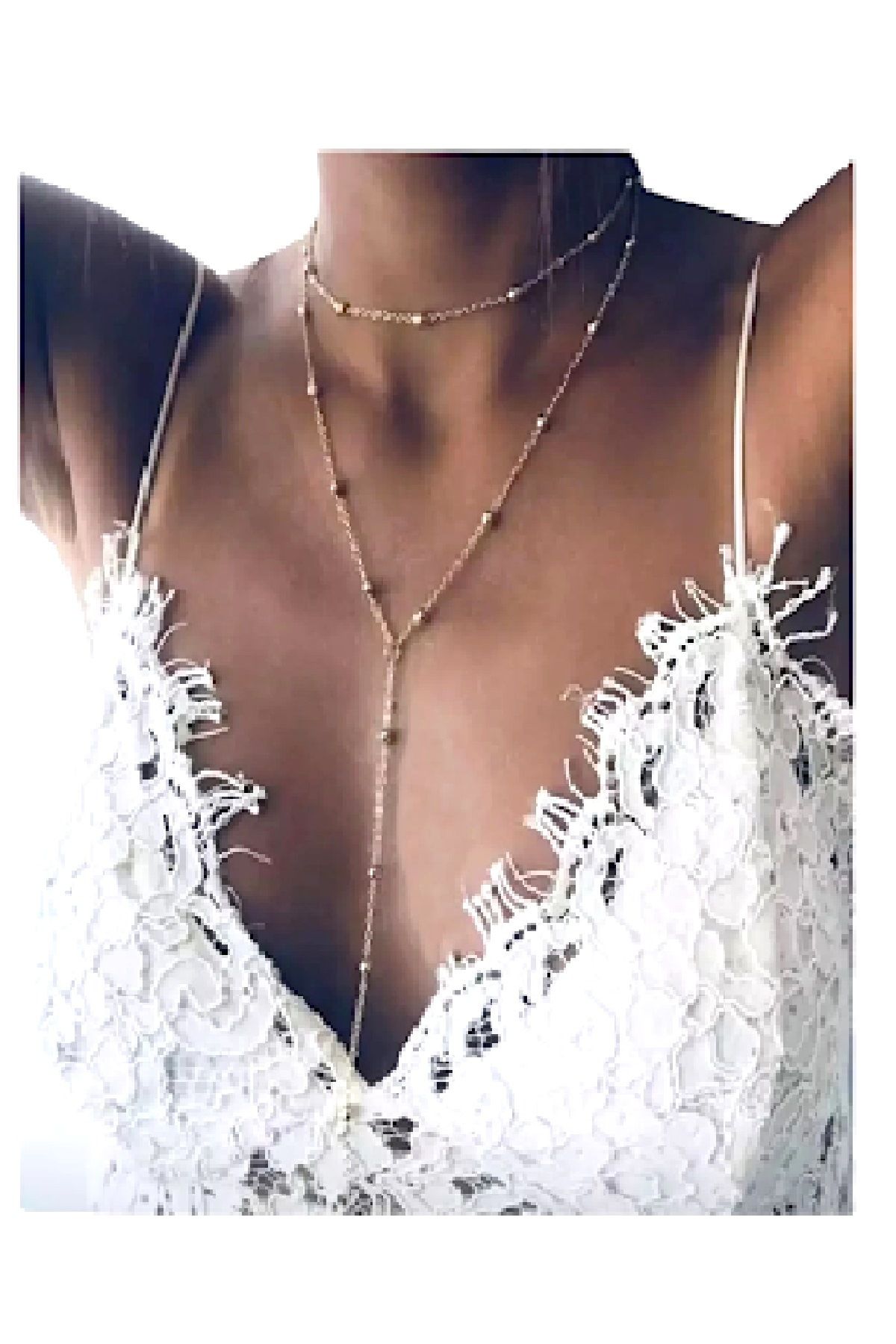 Panowill Design Kadın Top Zincirli Çelik Y Kolye Y Kolye Modelleri
