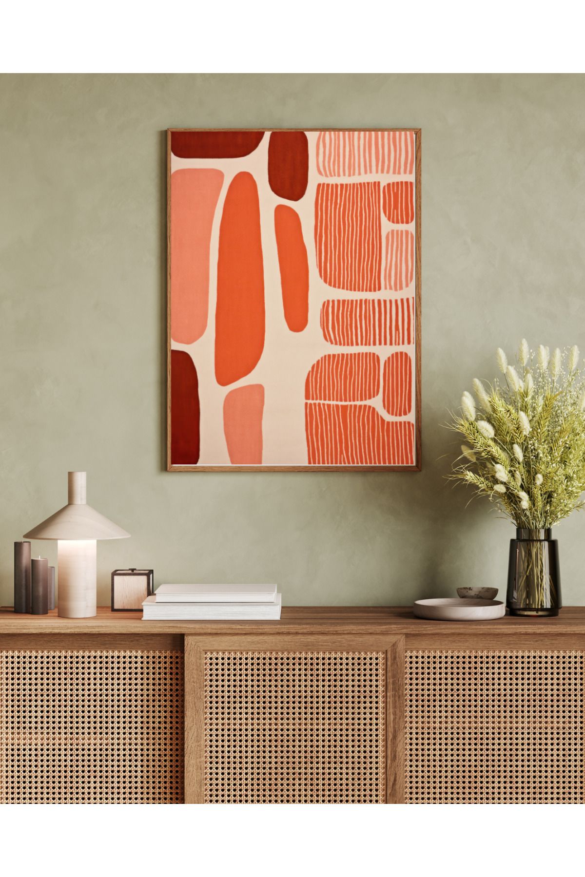 woodhomeworks tek parça salon ofis dekor tablo