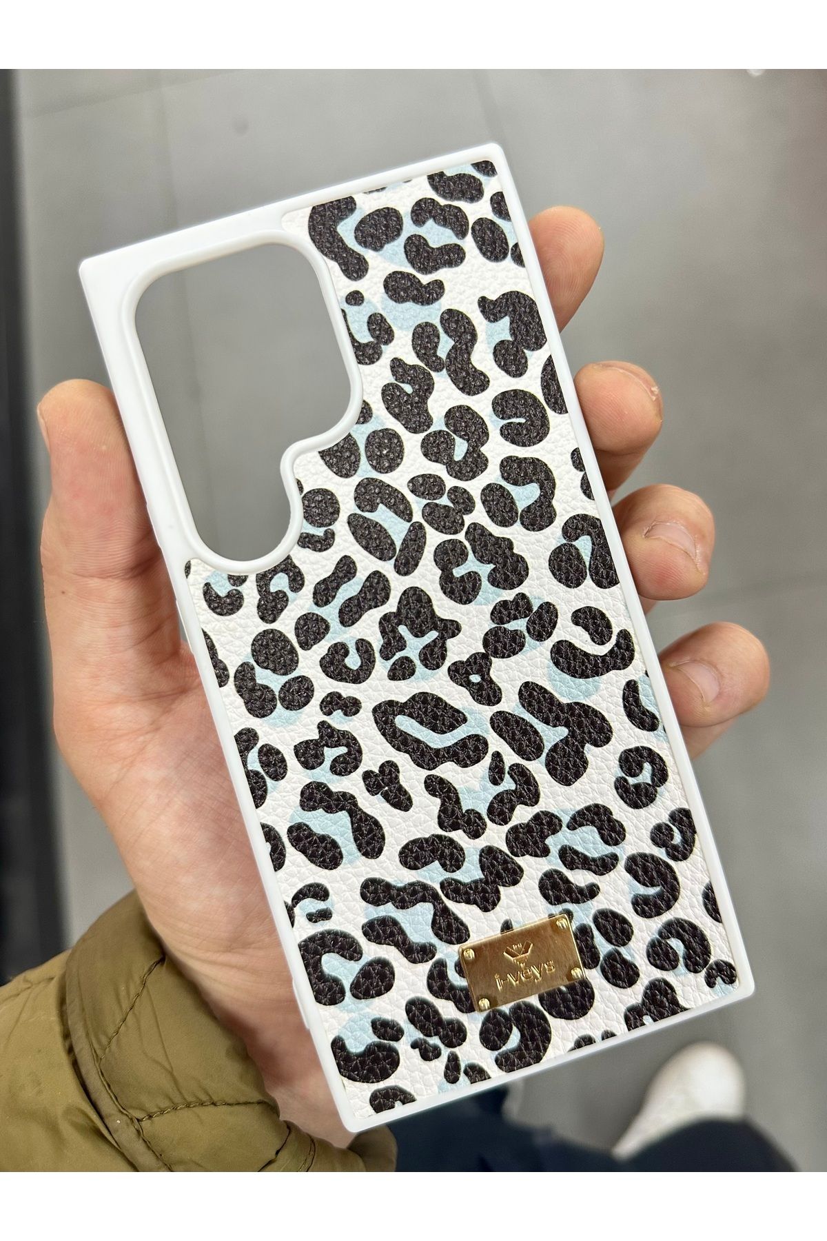 BURKİNA For Samsung S24 ULTRA Esnek Silikon Leopar Desenli Renkli Telefon Kılıfı