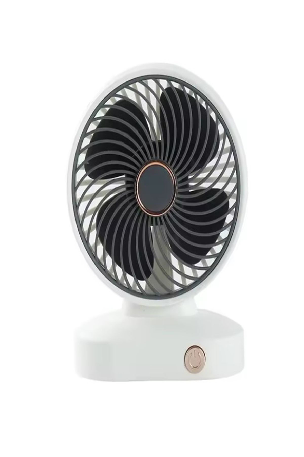 Tor Store Usb Şarjlı Masa Üstü Mini Fan Vantilatör 2 Kademeli Şarj Edilebilir Taşınabilir Portatif Güçlü Fan