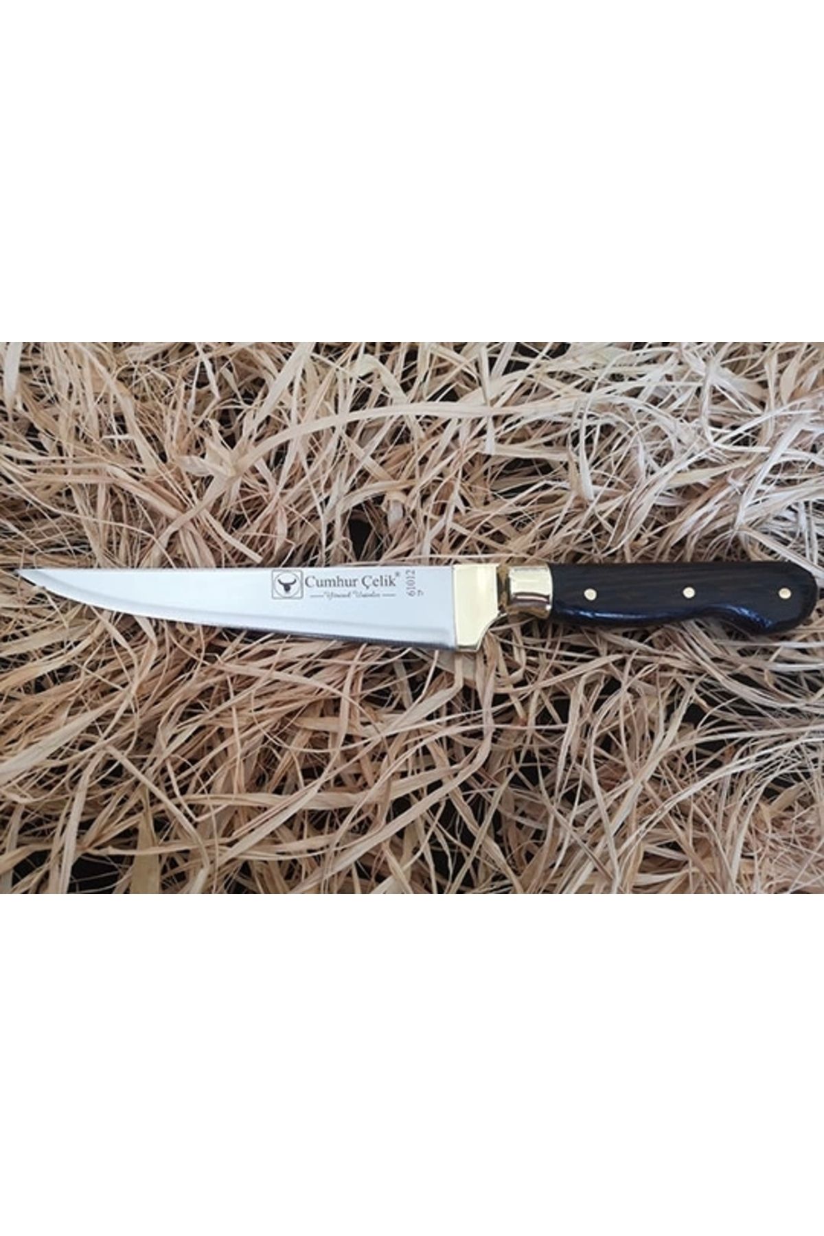 Nemere Sürmene Cumhur Çelik 61021 Sivri Kasap Kurban Bıçağı, 17 cm, Venge Sap