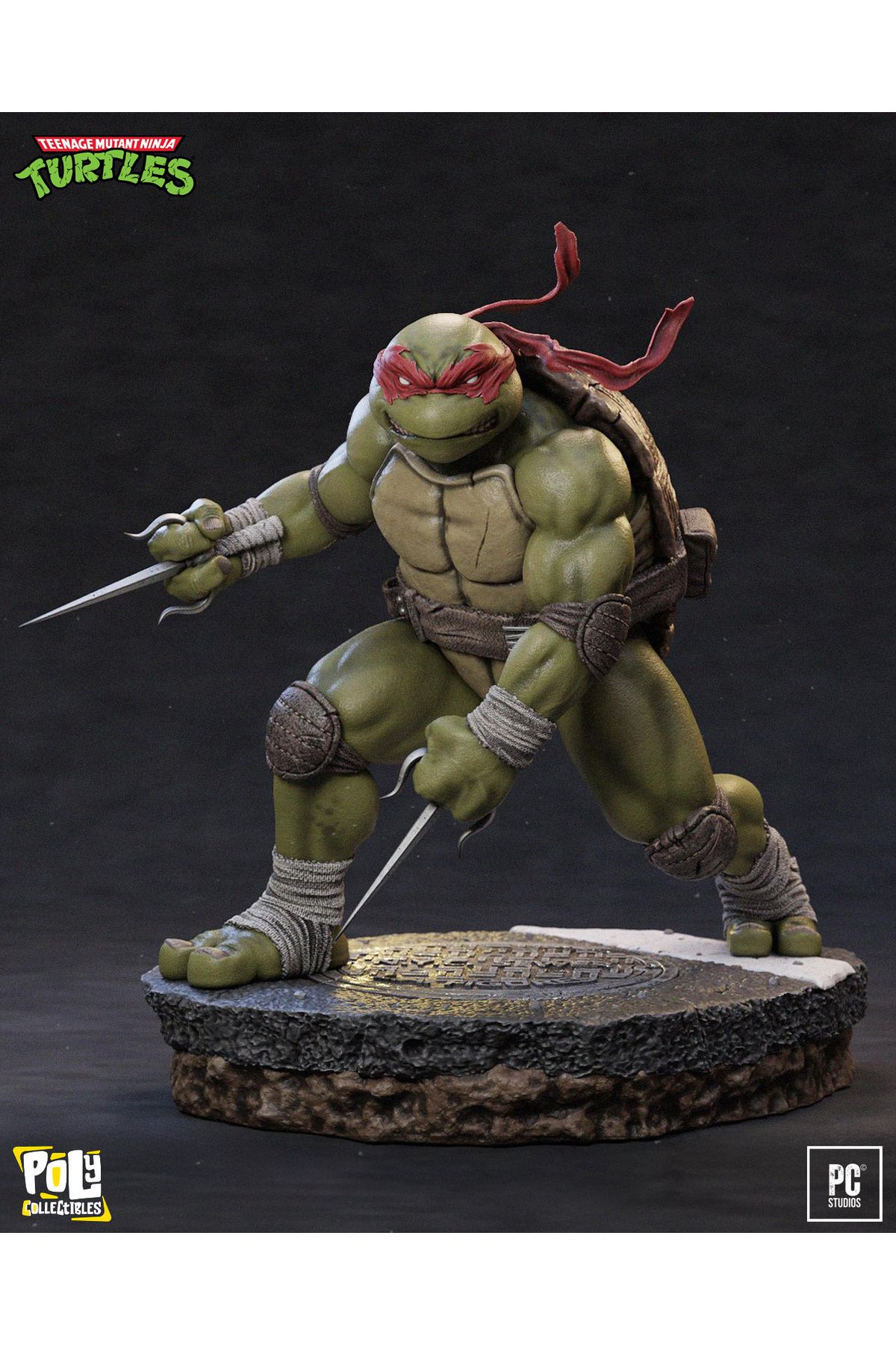 Poly Collectibles Raphael - Teenage Mutant Ninja Turtles Premium Collectibles Figure | 30 cm