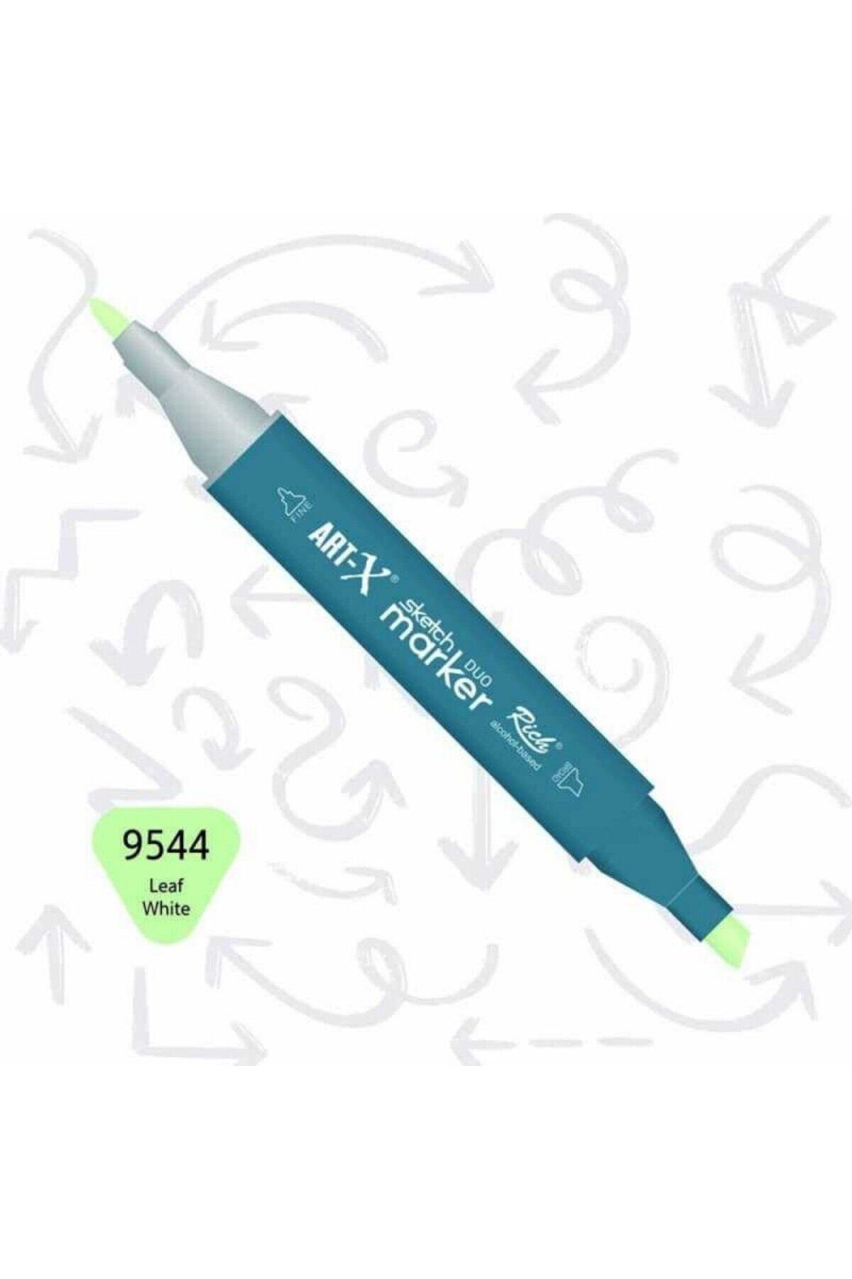 Art Tone ART-X Çift Uçlu Sketch Alkol Bazlı Marker Kalem 9544 Leaf White
