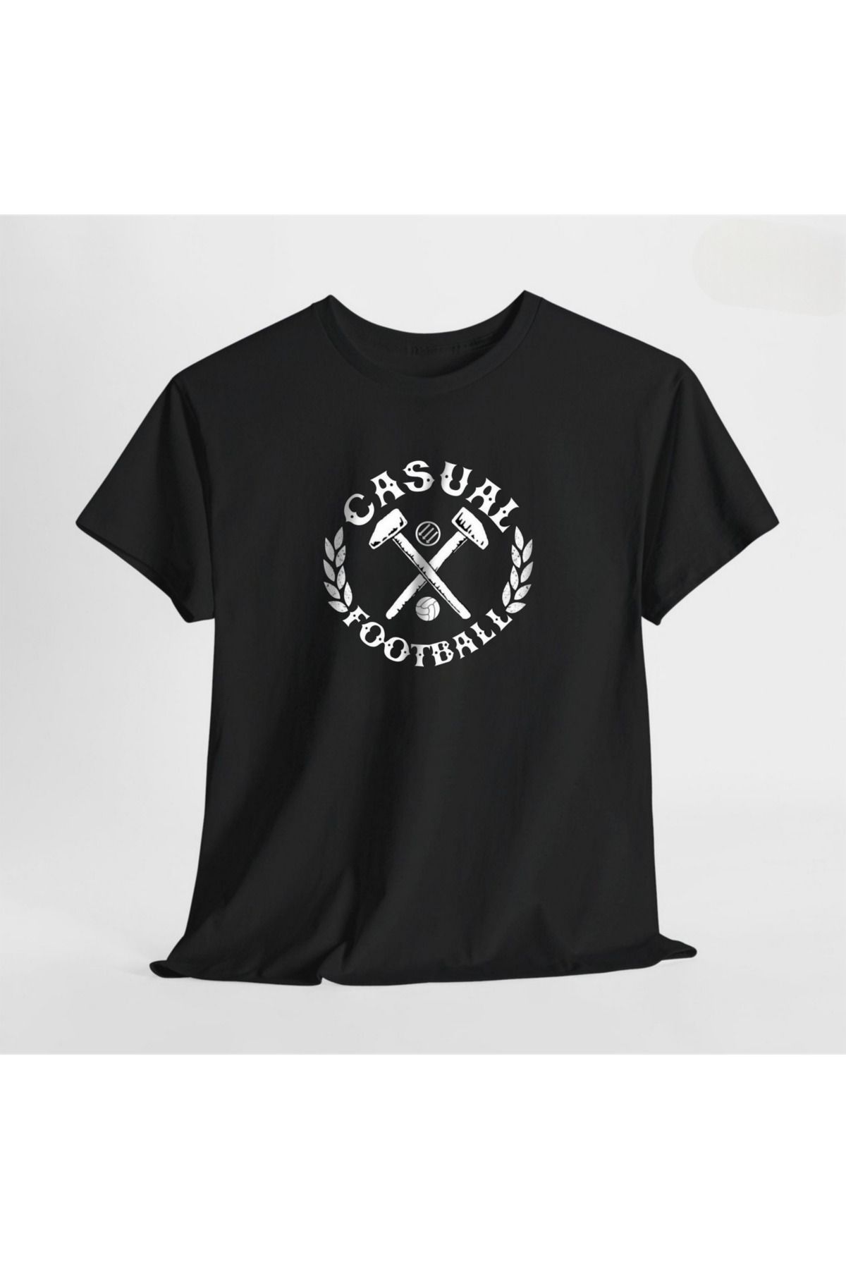SARI CASUAL FOOTBALL ULTRAS TEMALI TSHIRT %100 PAMUK