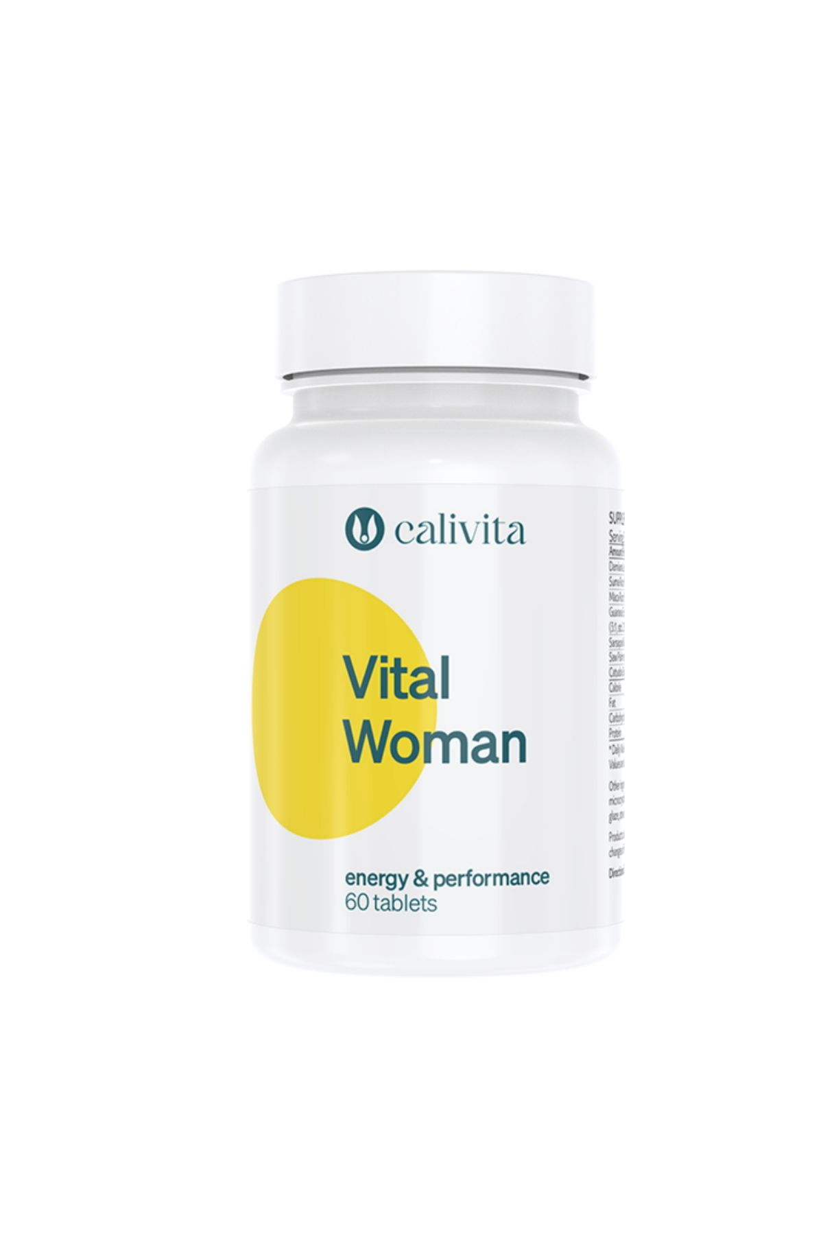 Calivita Supliment Alimentar Vital Woman Recomandat Femeilor Pentru O Viață Sexuală Împlinită (60 De Comprimate) - Calivita - One Size