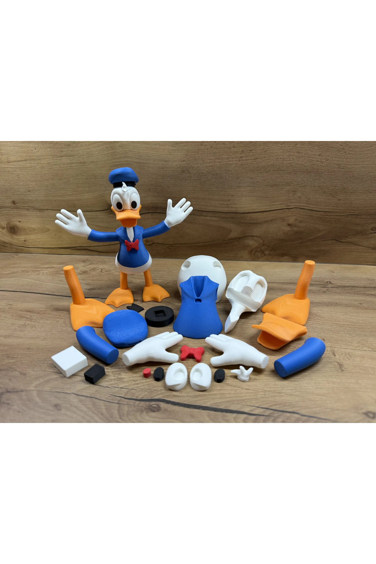 Paperino 14 cm Figura in plastica – Simpatico personaggio decorativo