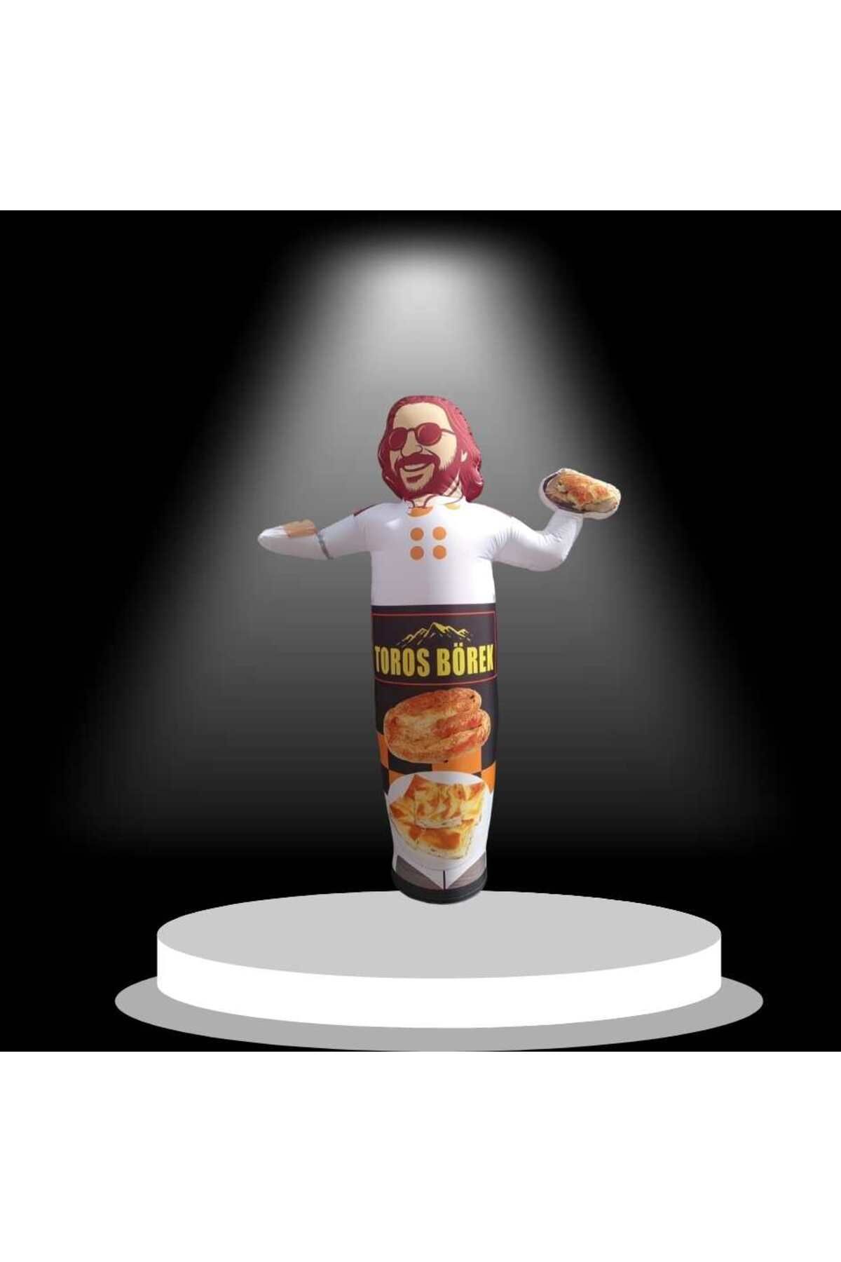 Gel Gel Balon KİŞİYE ÖZEL TASARIM VE BASKILAR İLE 3 METRE BOYUNDA ÇELİK KAZAN ALT TABLA LED IŞIKLI REKLAM BALONU