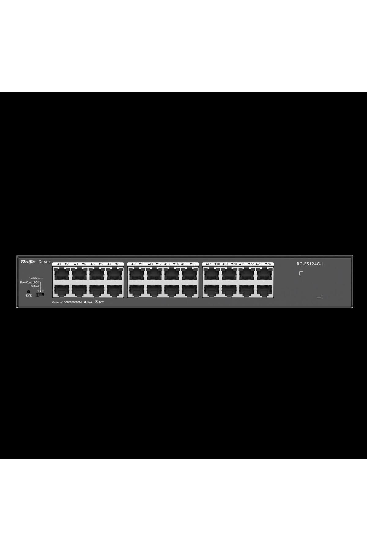 RUIJIE RUİJİE-REYEE RG-ES124G-L 24XGE F.GIGABİT NETWORK SWİTCH