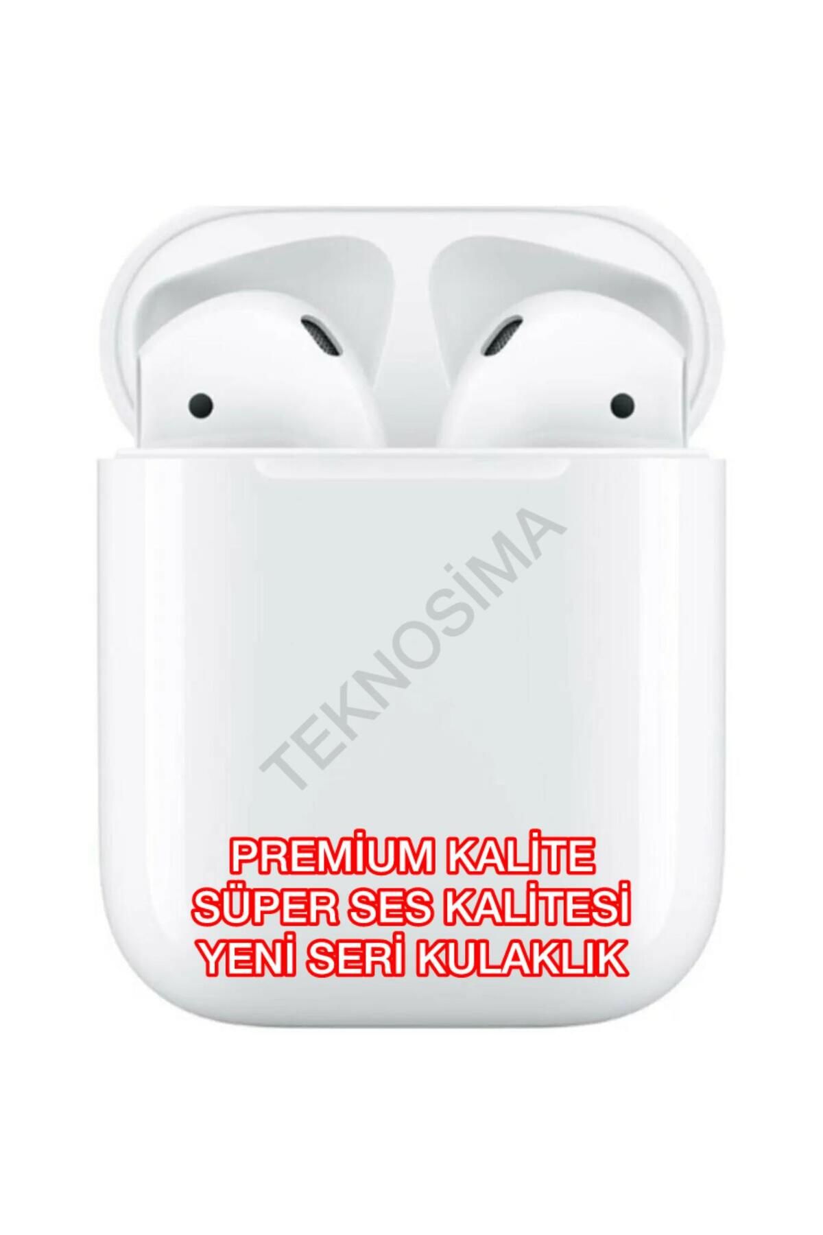 Teknosima Kablosuz Bluetooth Kulaklık Premium Kalite Süper Ses Kalitesi Yeni Seri Beyaz