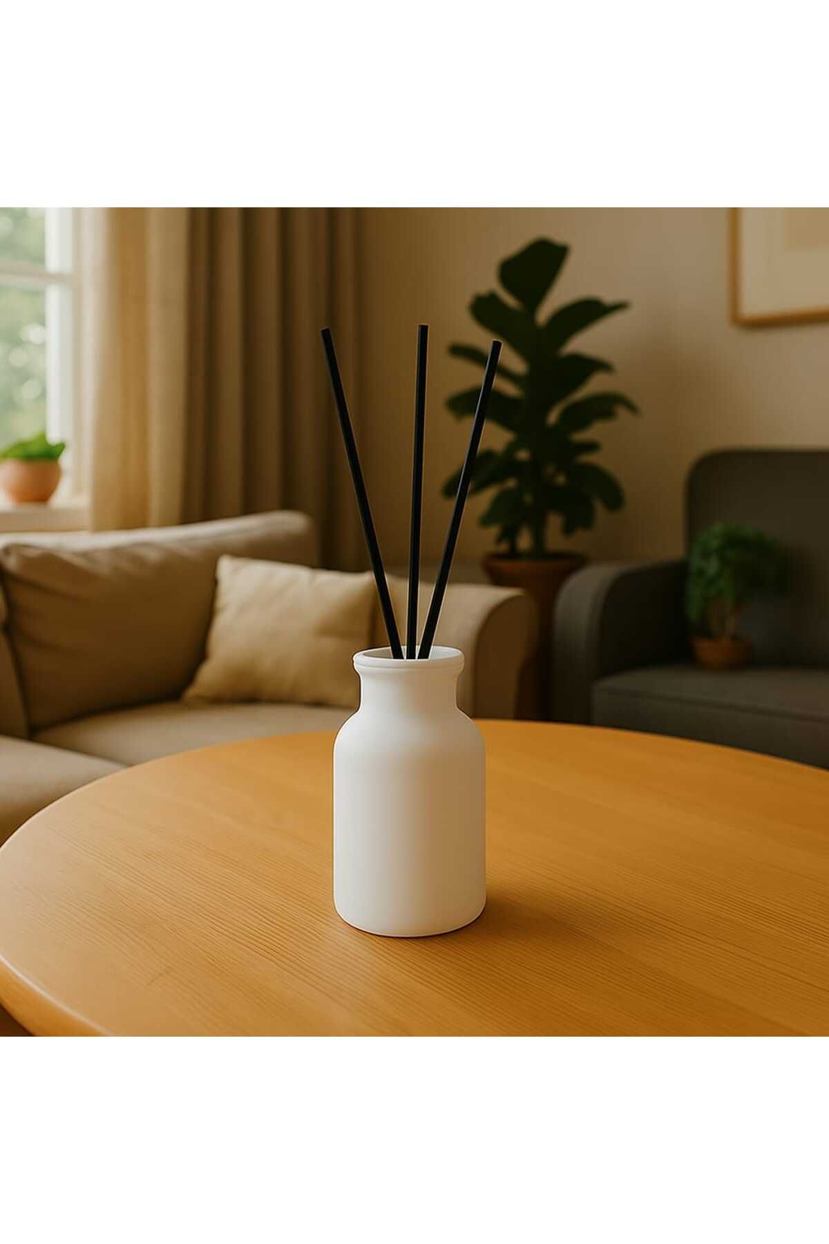 Tomris Maison Minimal Vazo - Dekoratif Masa Üstü Mini Vazo | El Yapımı Beyaz Vazo