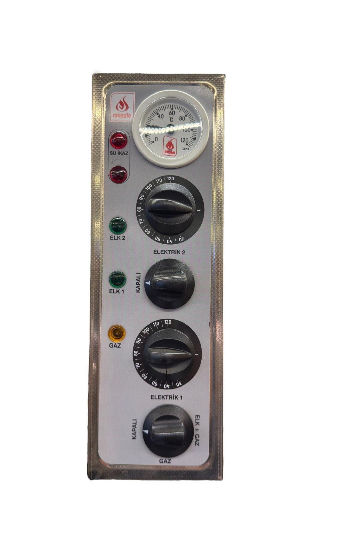 Meşale 4-5-6 Demlikli İnox Analog Full Otomatik Çay Kazanı Kutusu