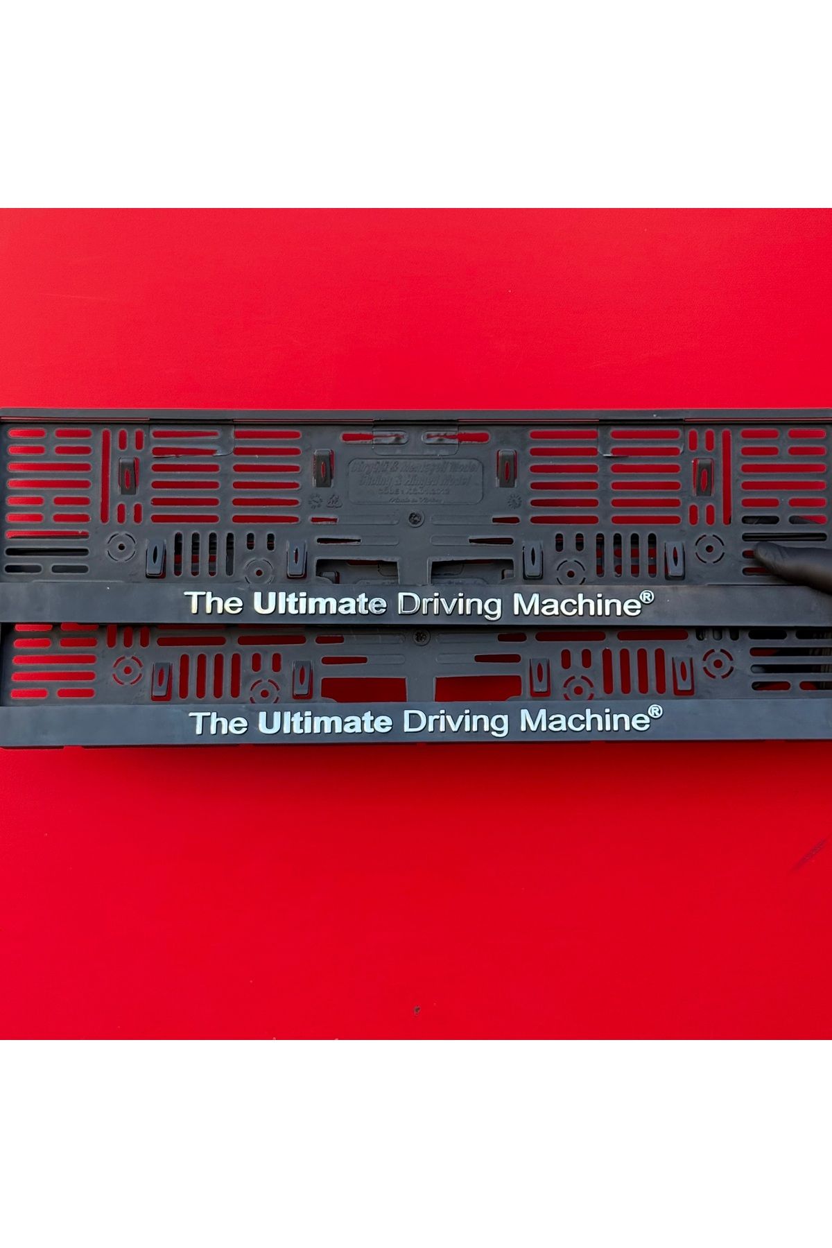 Korkmaz Oto Market & Aksesuar The Ultimate Driving Machine Plakalık 2 Adet