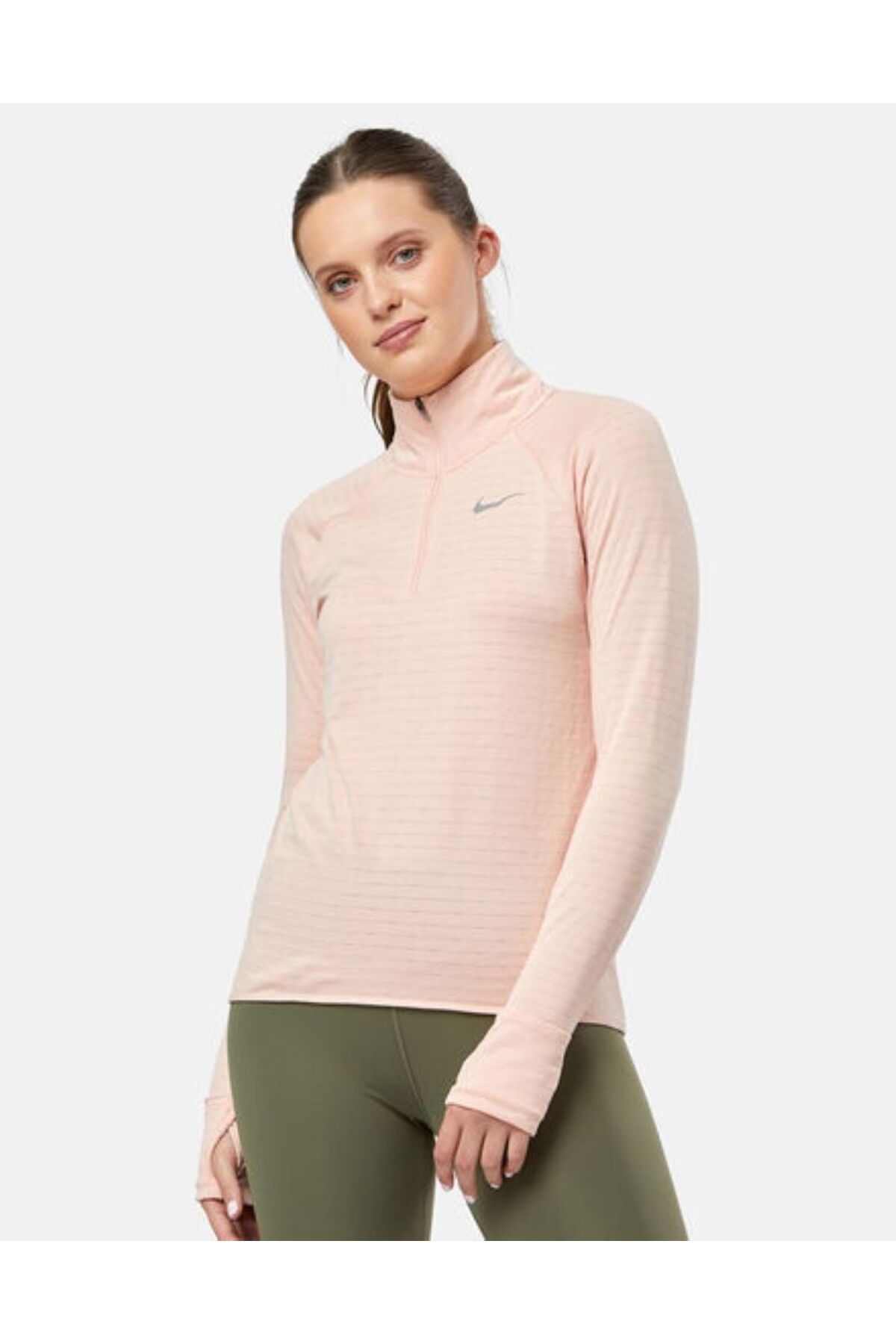 Nike Therma-Fit Element 1/2-Zip Running Long-Sleeve Kadın Uzun kollu Tişört