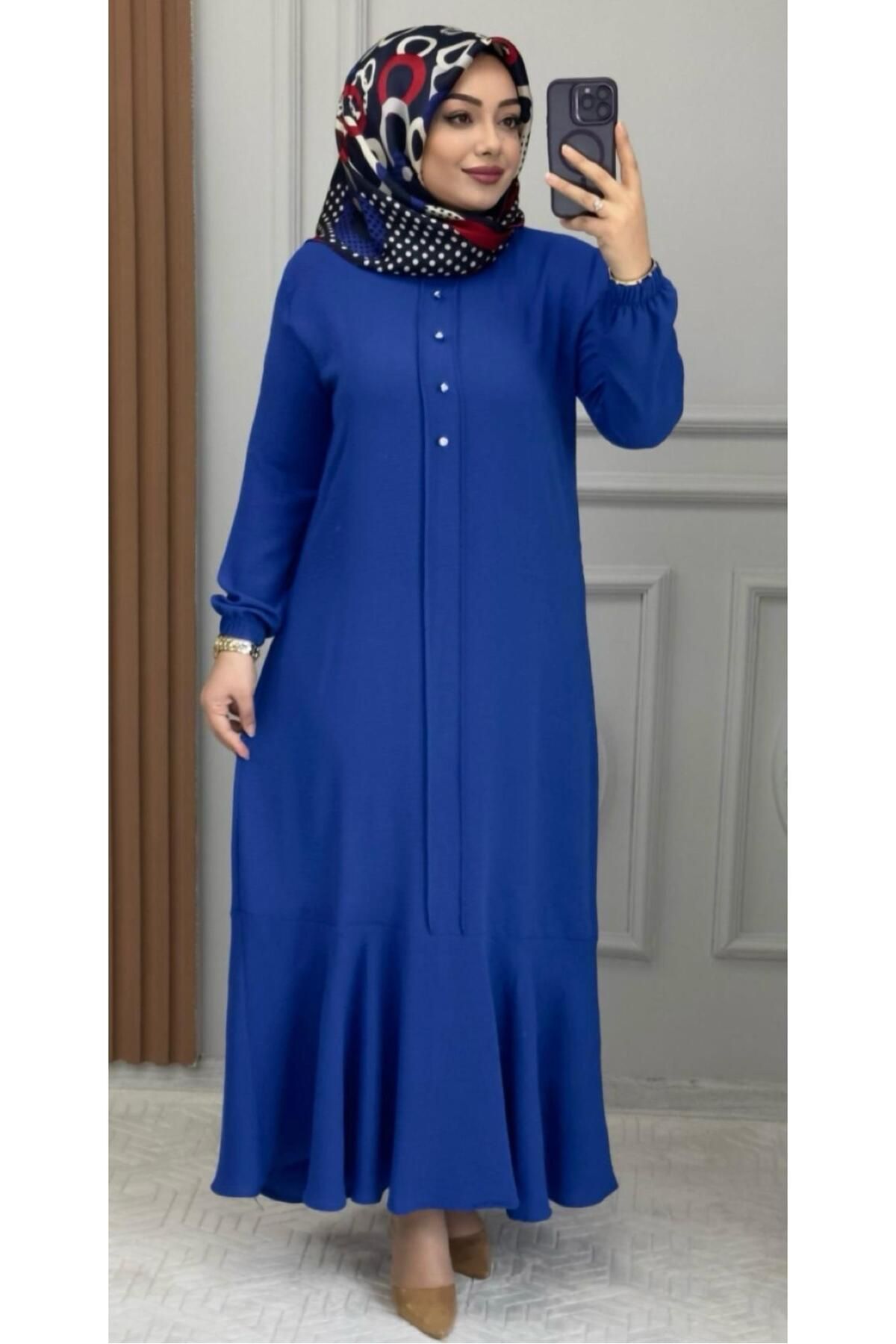 Ebrarengiz Moda VERA KADIN AYROBİN KADIN ELBİSE