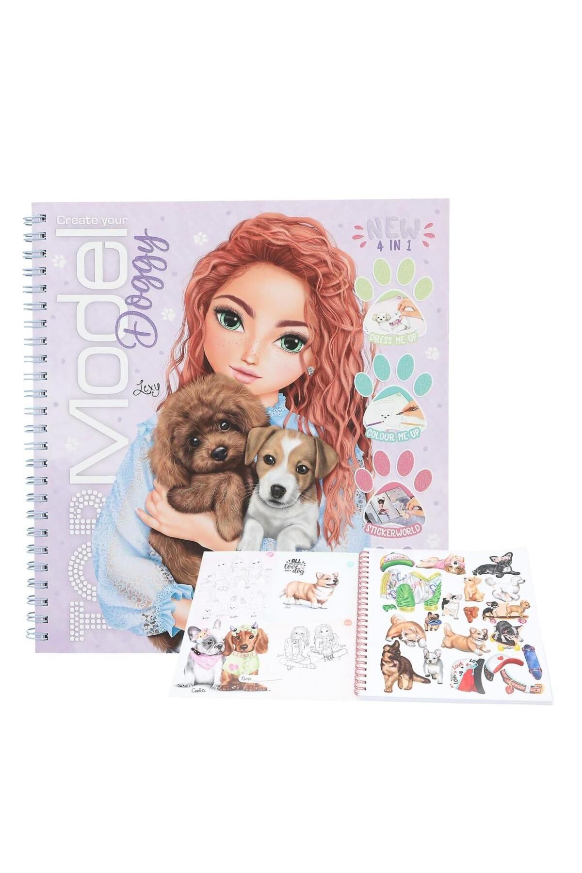Top Model Köpek Boyama Kitabı