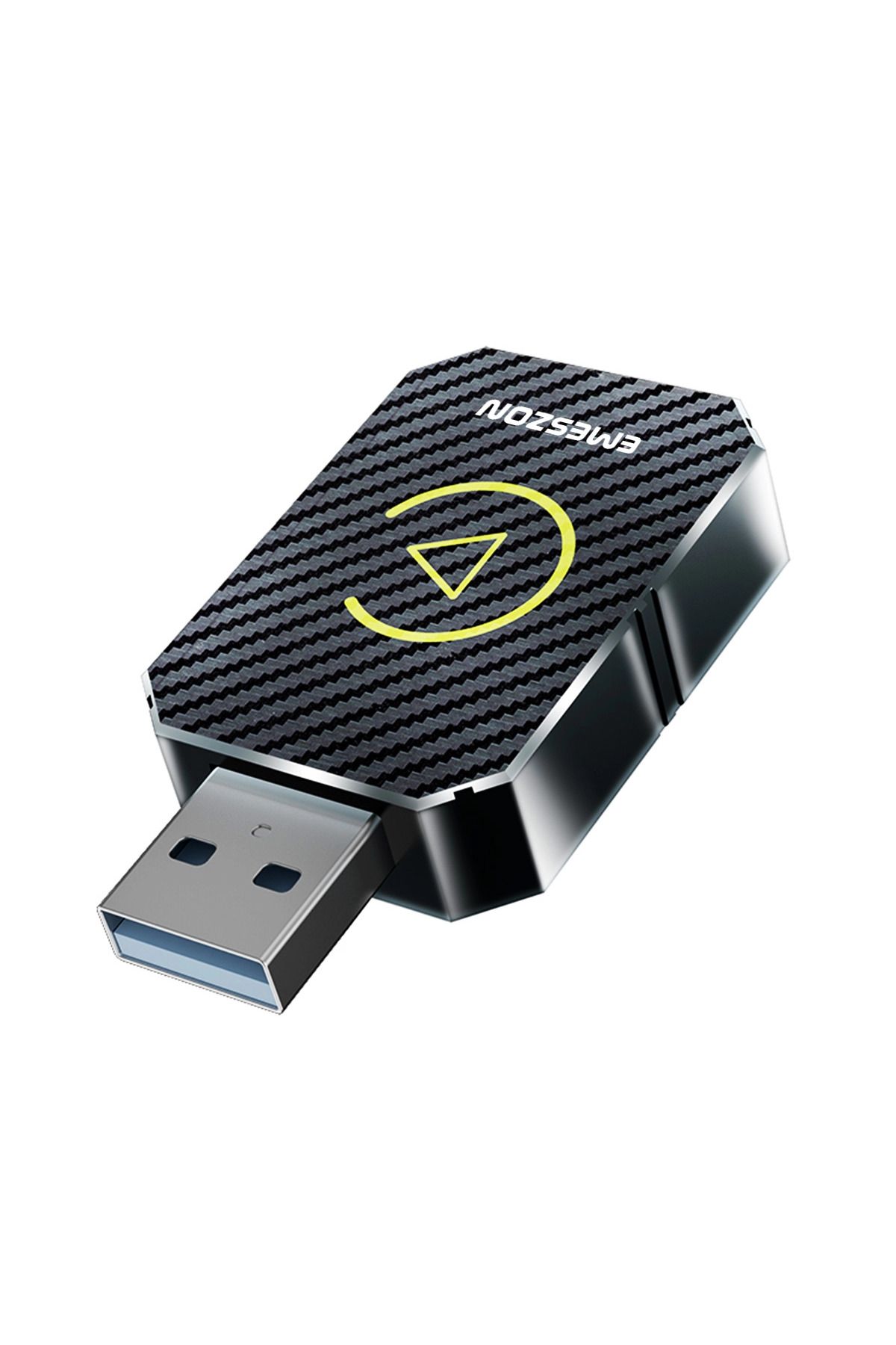 EMESZON-Adaptor auto wireless CarPlay Android Auto, EMESZON® FC1, USB Tip-C, Wifi 5.8GHz, Bluetooth 5, negru 3