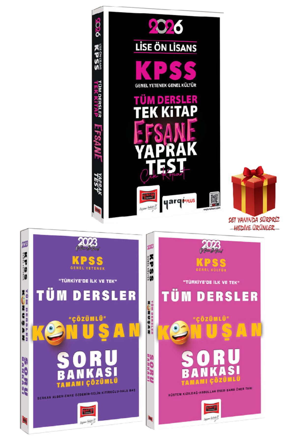 Yargı Yayınları 2026 Yargı Lise Ön Lisans Yaprak Test+GY Soru Bankası+GY Soru Bankası+Hediye