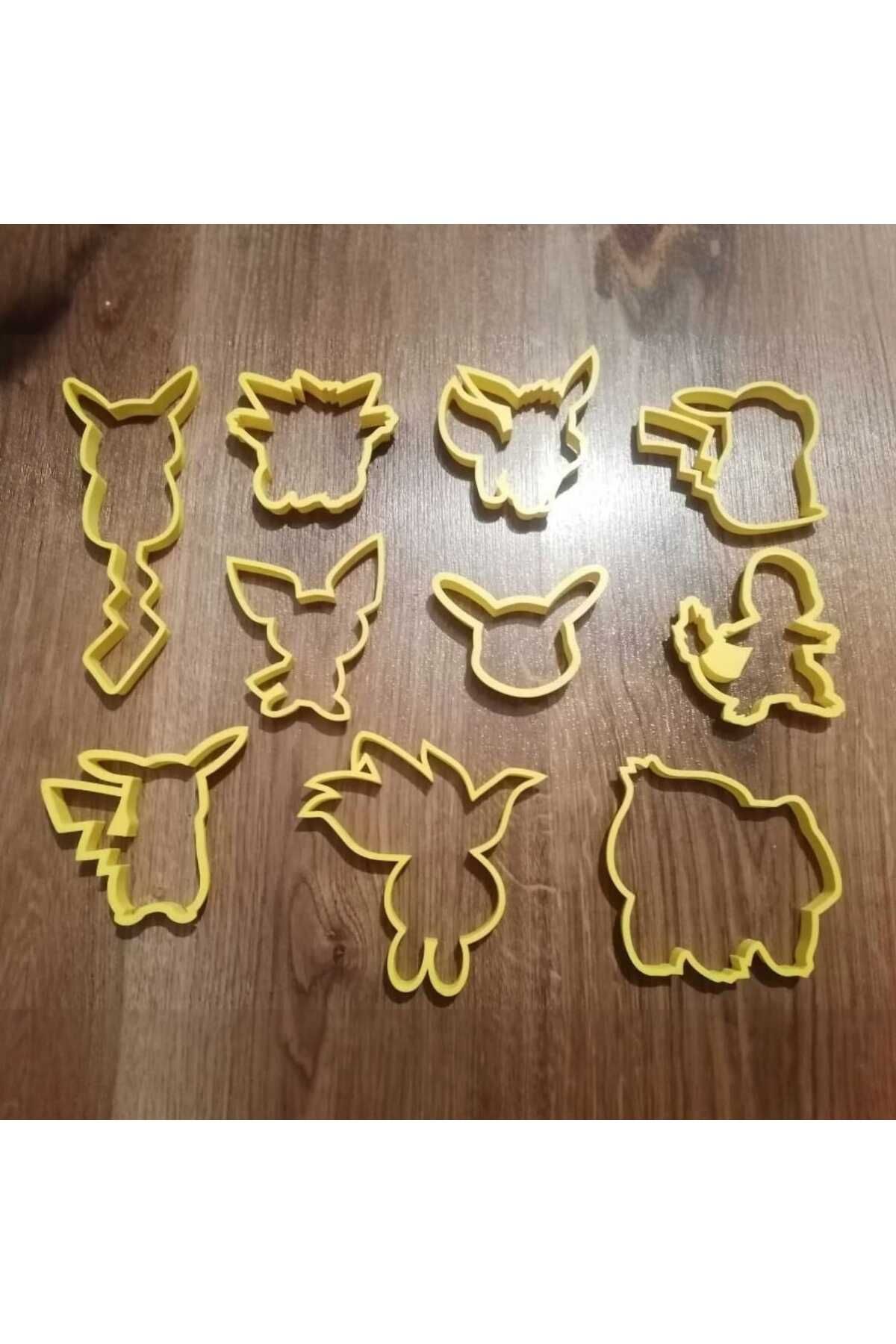 3BBaskı Pokemon Kurabiye Kesici