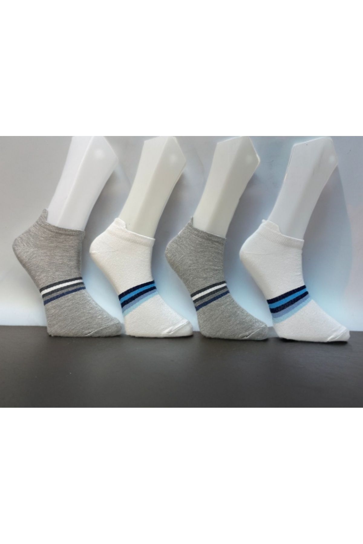 LAV SOCKS 4'lü Erkek Çekçekli Kısa Çorap
