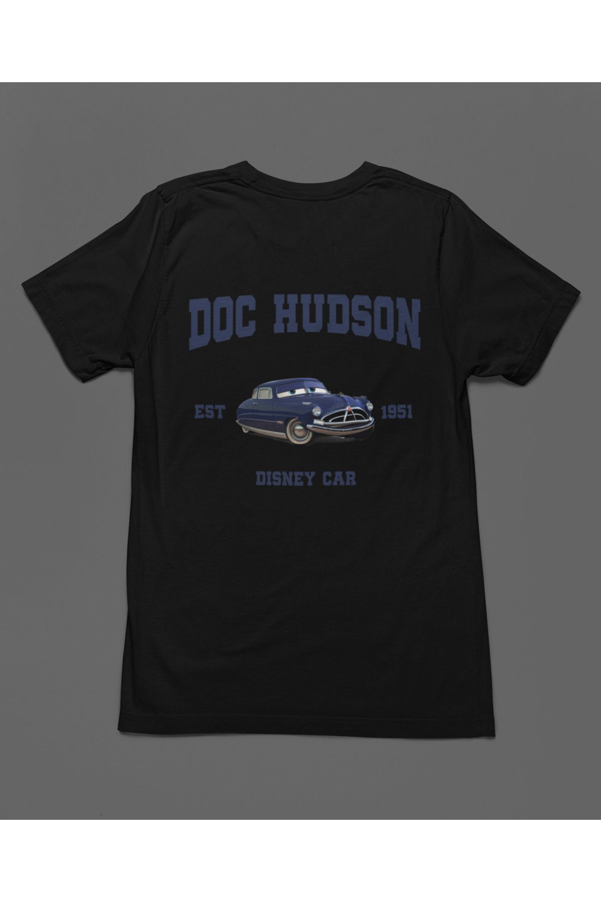 Bumeta Doc Hudson Arabalar Cars Şimşek McQeen Unisex Tişört T-Shirt