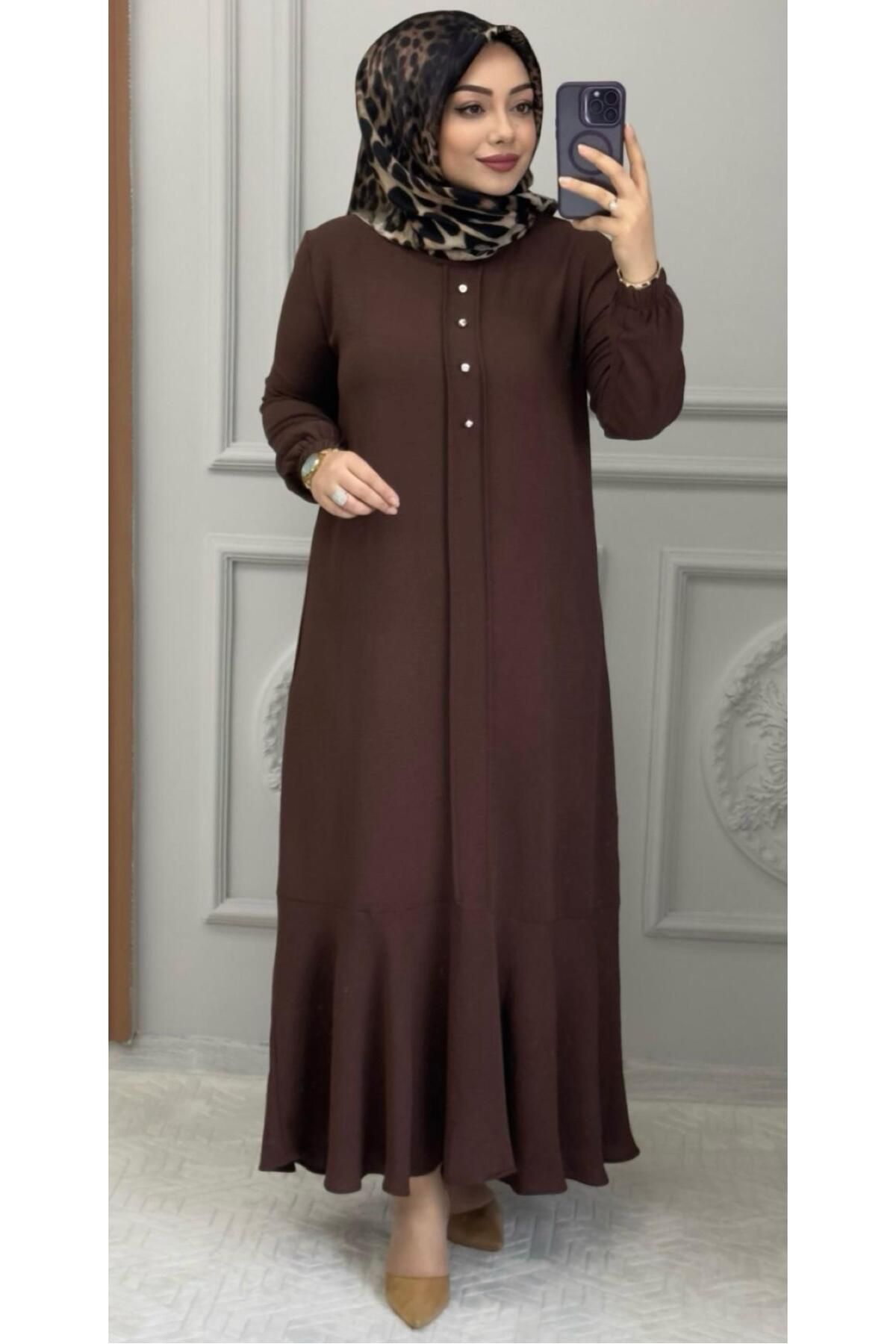 Ebrarengiz Moda VERA KADIN AYROBİN KADIN ELBİSE