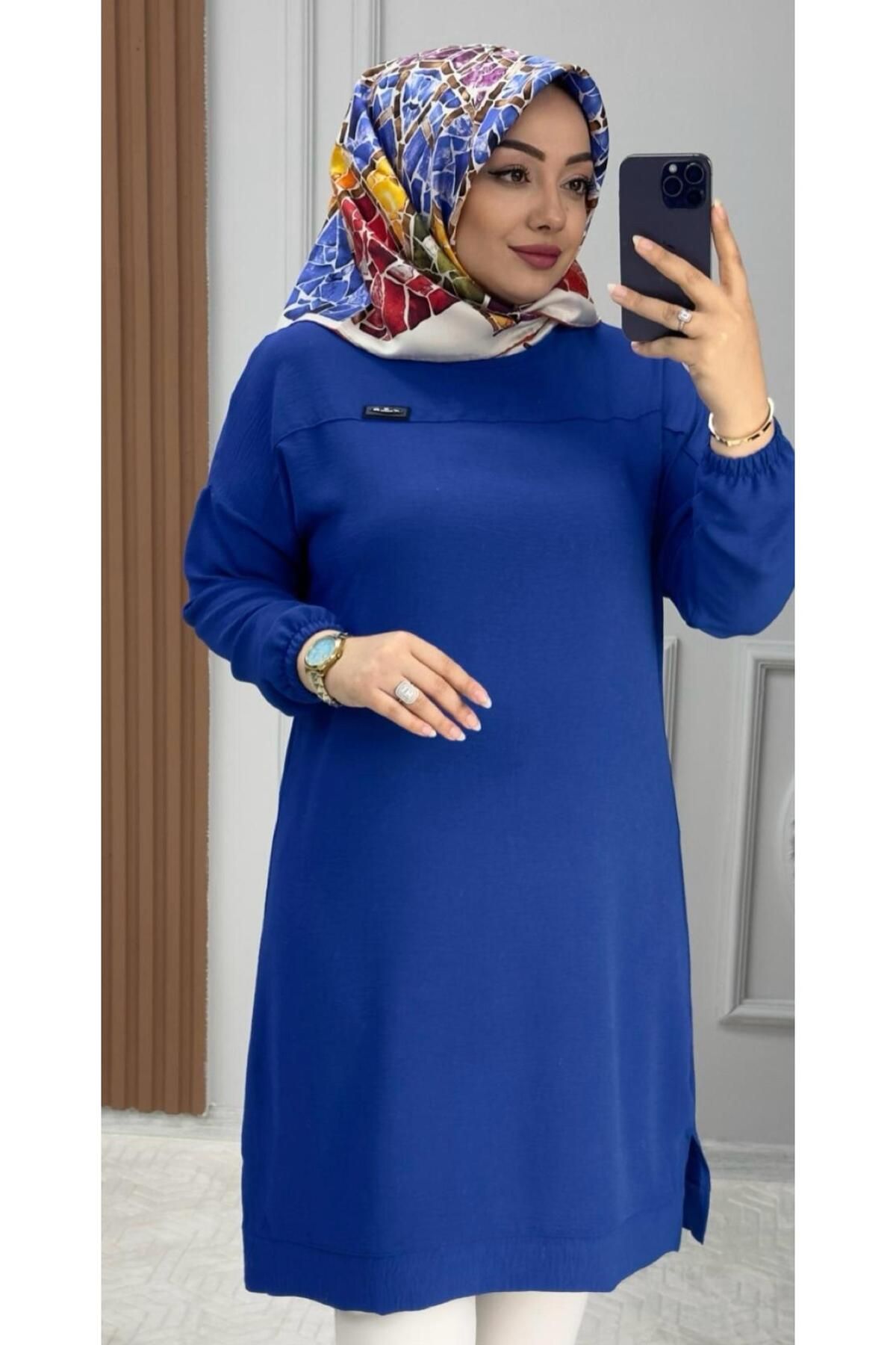 Ebrarengiz Moda AYROBİN BATTAL KADIN TUNİK