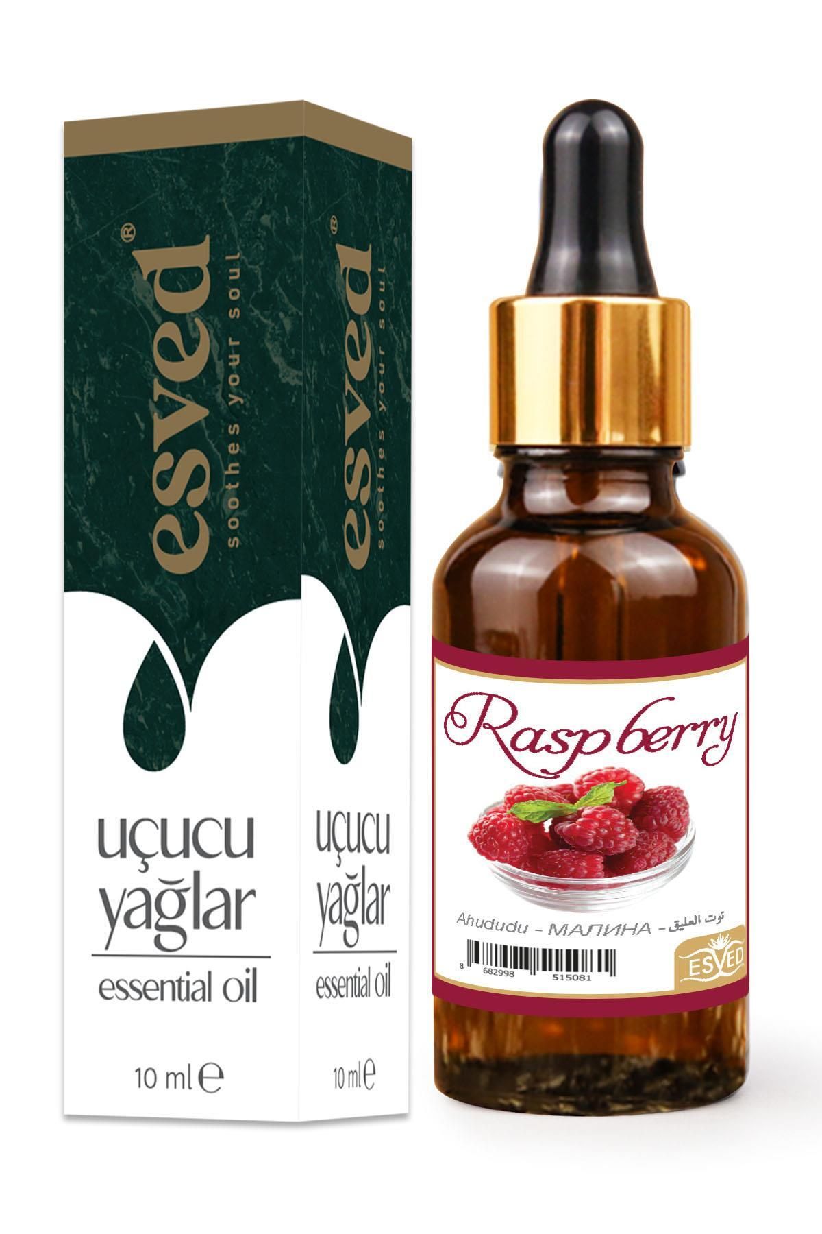 ESVED Ahududu Kokusu Saf Esansiyel Uçucu Yağ Buhurdanlık Yağı Difüzör Esansı Aromaterapi Ortam Koku 10ml