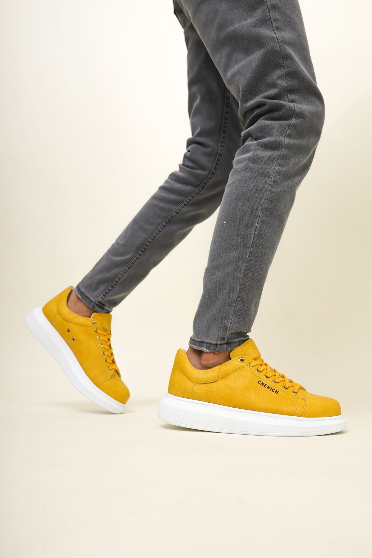 devrialemshoes CH257 CBT Estrella Erkek Ayakkabı SARI