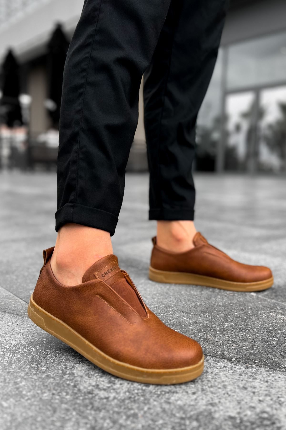 devrialemshoes CH195 CKT Rigidus Erkek Ayakkabı TABA