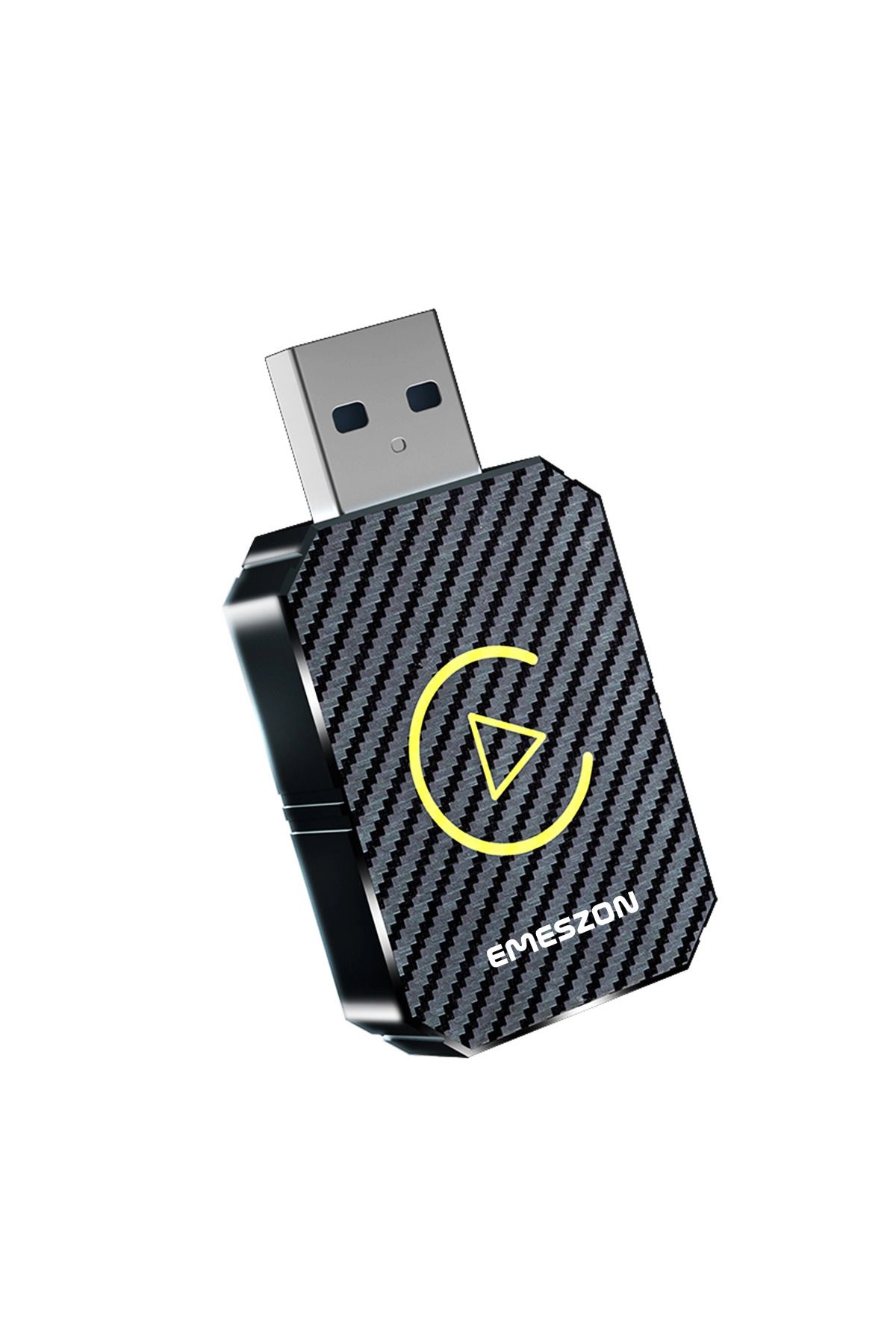 EMESZON-Adaptor auto wireless CarPlay Android Auto, EMESZON® FC1, USB Tip-C, Wifi 5.8GHz, Bluetooth 5, negru 4