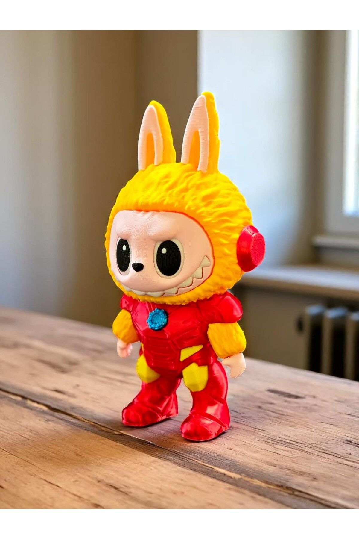 Blokizatech Labubu Iron Man Figür Oyuncak 17cm