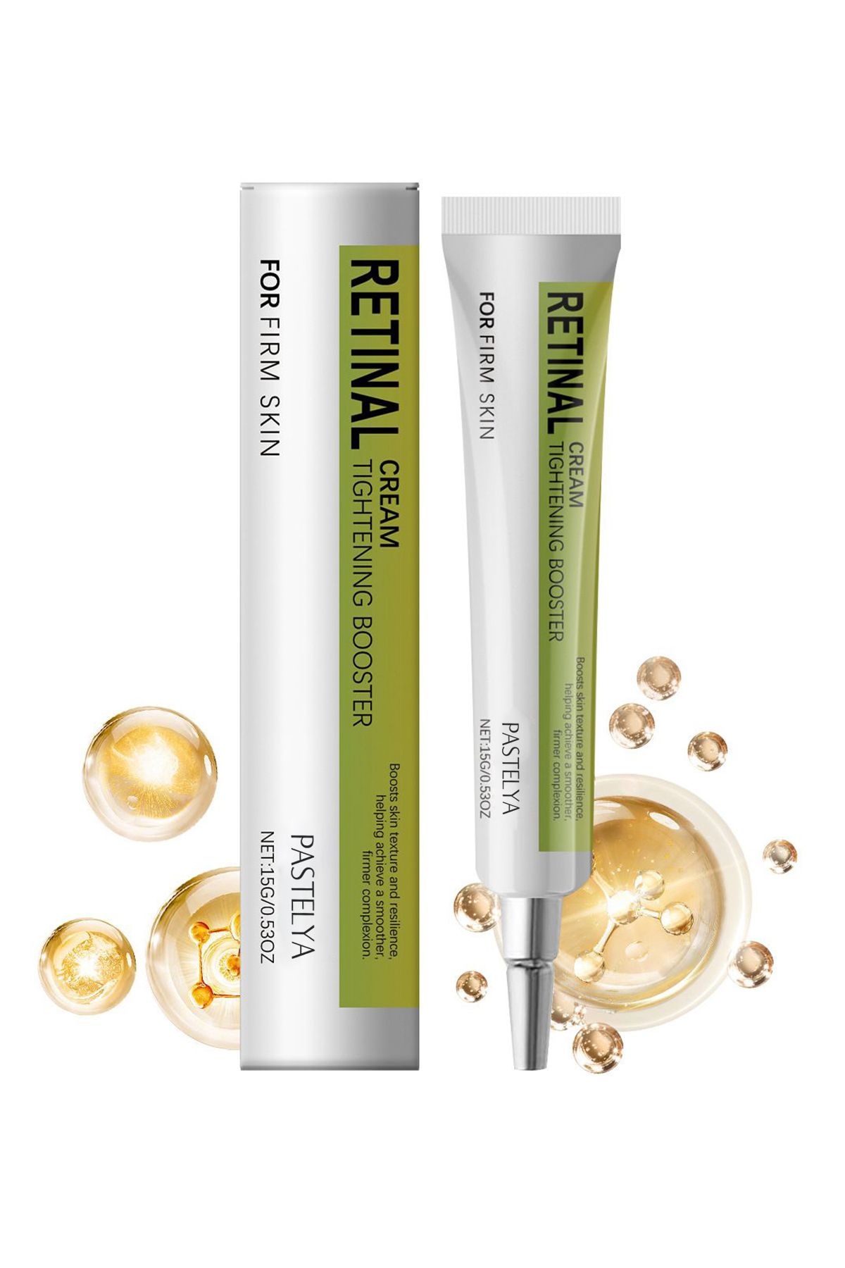 Pastelya Retinal Shot Tightening Booster Krem | Cilt Yenileyici & Elastikiyet Arttırıcı 15g