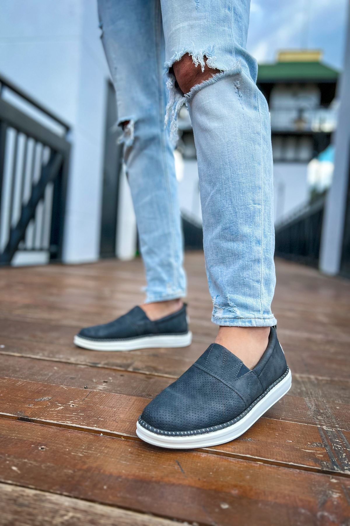 devrialemshoes CH091 RBT Brecon Erkek Ayakkabı ANTRASIT