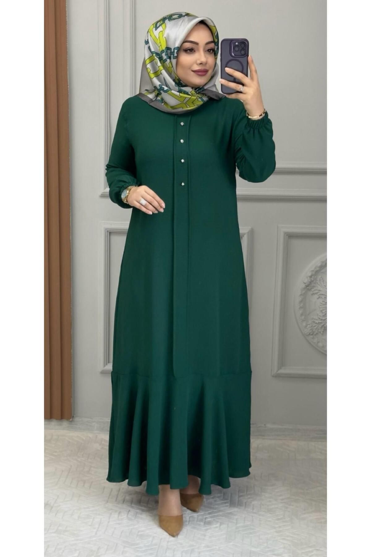 Ebrarengiz Moda VERA KADIN AYROBİN KADIN ELBİSE
