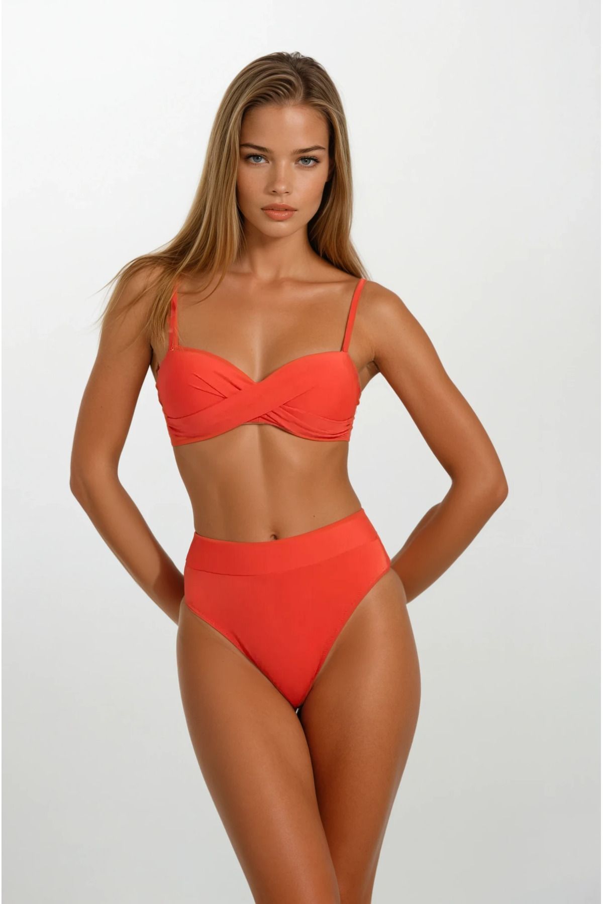 Pierre Cardin Solara Design | Straplez Yüksek Bel Bikini – Yeni Sezon