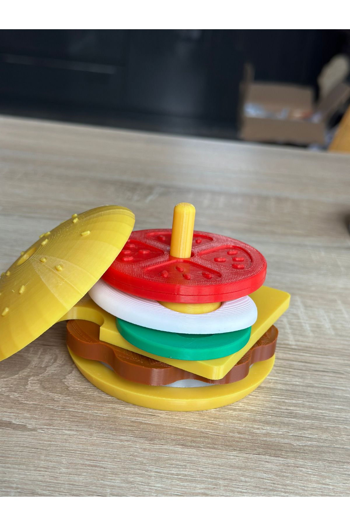 printastic Hamburger Dizme Eğitici Oyuncak