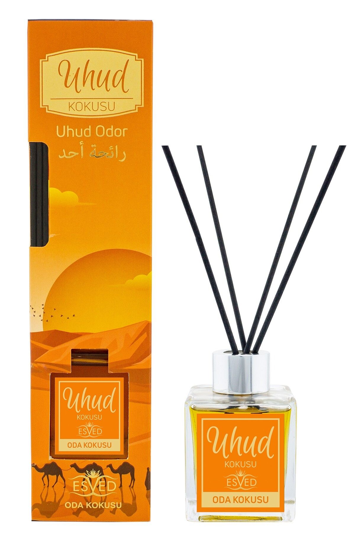 ESVED Uhud Kokusu 100 Ml Çubuklu Oda Kokusu Uhud Kokusu Sabun 20 Gram Hediyeli