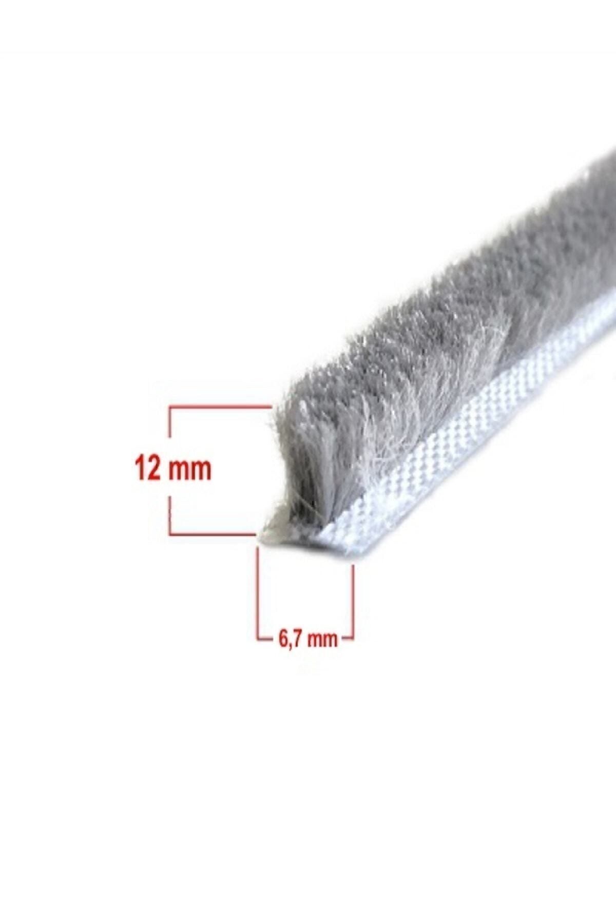 Mikasso Alüminyum Pvc Kapı Pencere Cam Balkon Kıl Fitili En 6,7 - Kıl Uzunluğu 12 Mm ( 5 Metre ) Sol Kapı Ga