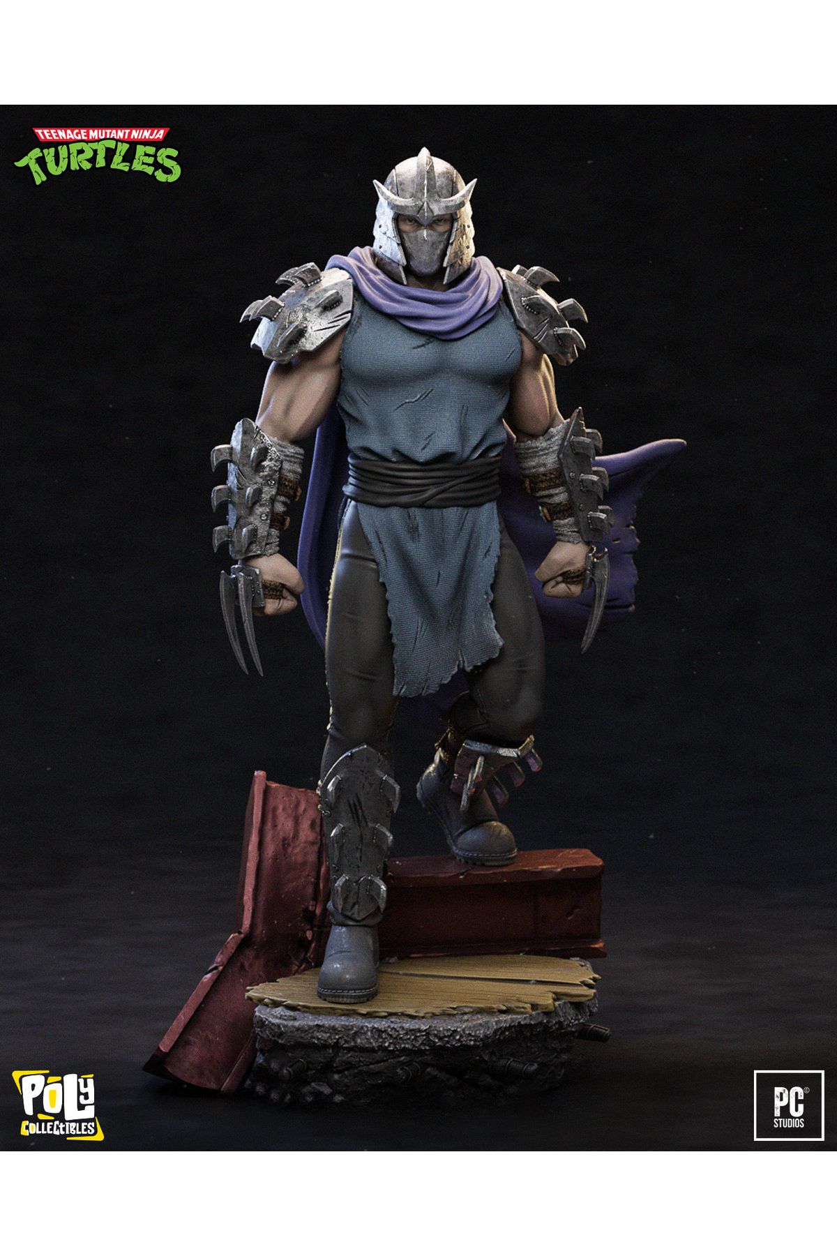 Poly Collectibles Shredder - Teenage Mutant Ninja Turtles Premium Collectibles Figure | 30 cm