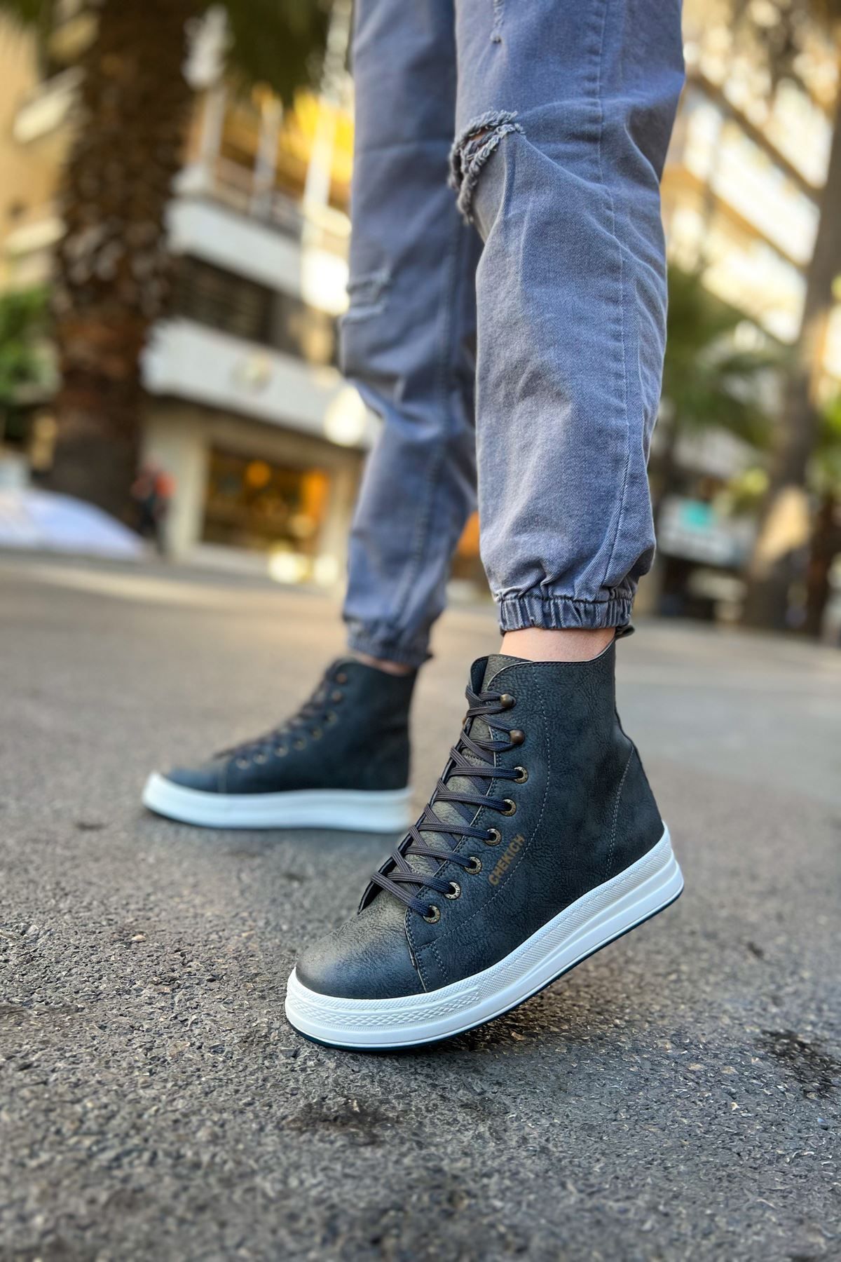 devrialemshoes CH055 CBT Between Erkek Bot ANTRASIT