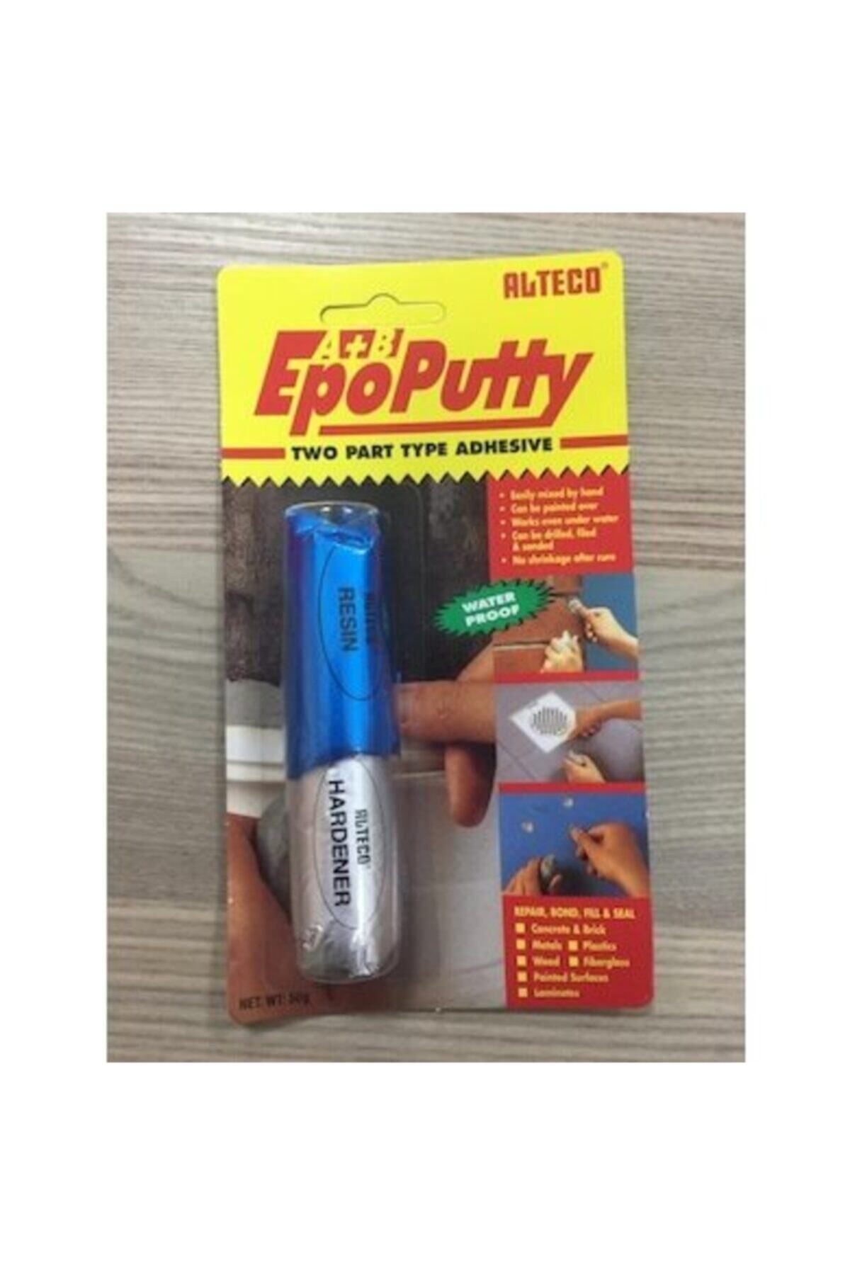 Mikasso Epo Putty Epoksi Macun 50 g Tekne Su Kaçak Yapıştırıcı Hızlı Yapıştırıcı TR