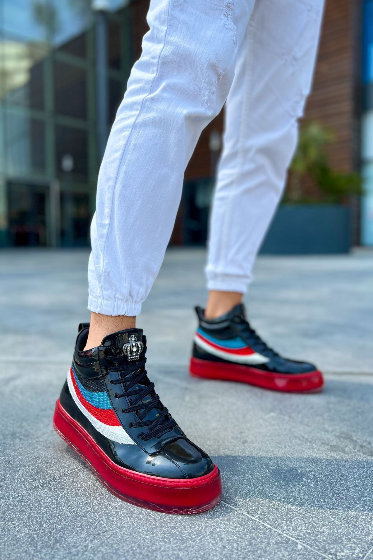 devrialemshoes CH973 Majesty KT Erkek Bot SIYAH