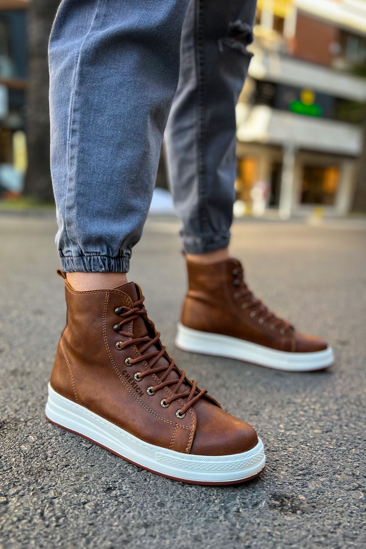 devrialemshoes CH055 CBT Between Erkek Bot TABA