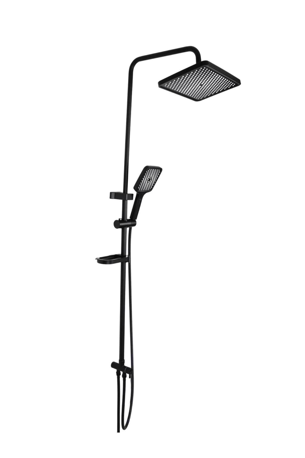 ALLIMO SHOWER SYSTEMS Allimo Prinç Yönlendiricili Siyah Duş Seti