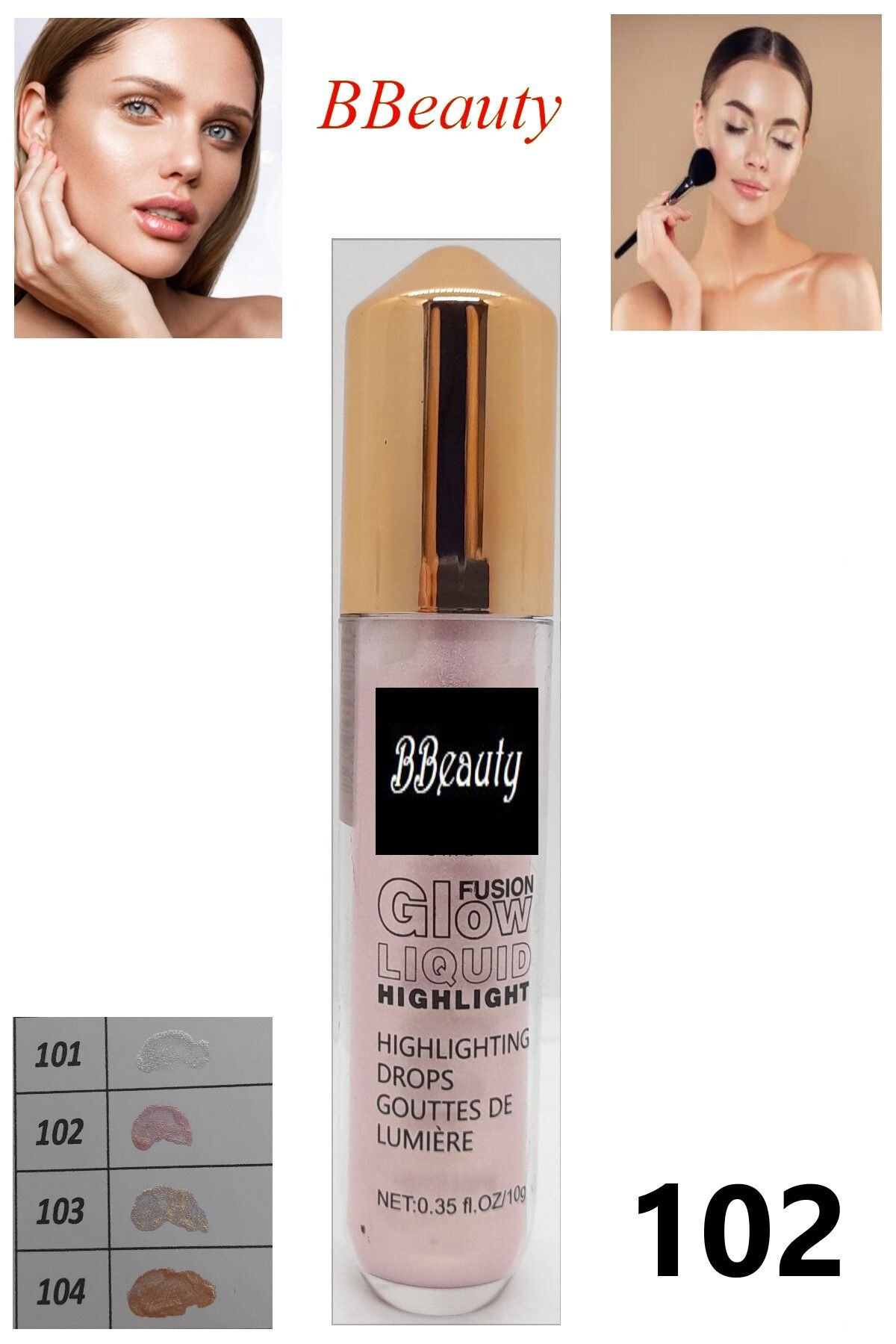 BBeauty Fusion Glow Luquid Highlight Likit Aydınlatıcı Highlighter