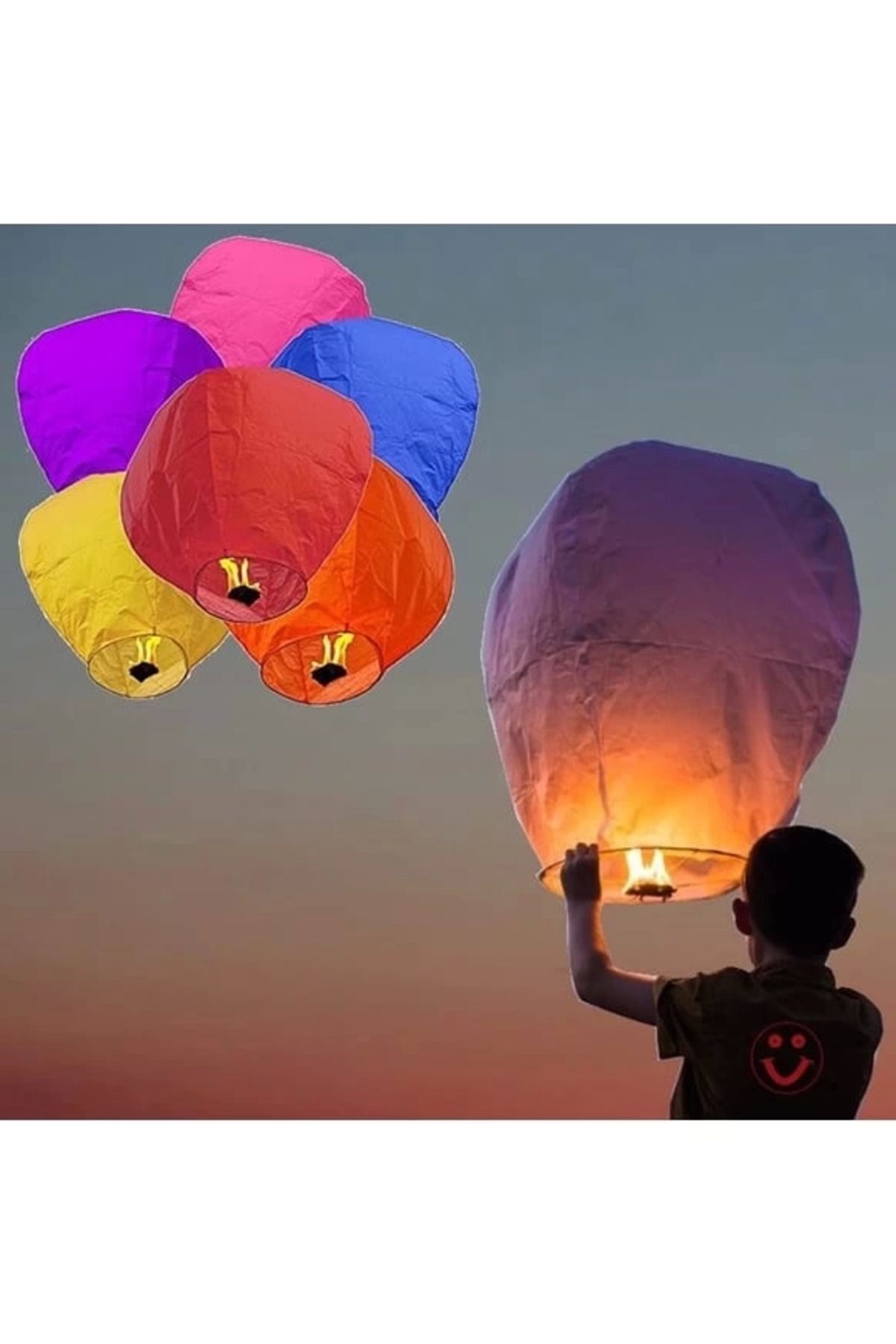 ÇAVDAR Dilek Feneri Gece Gökyüzü Dilek Balonu