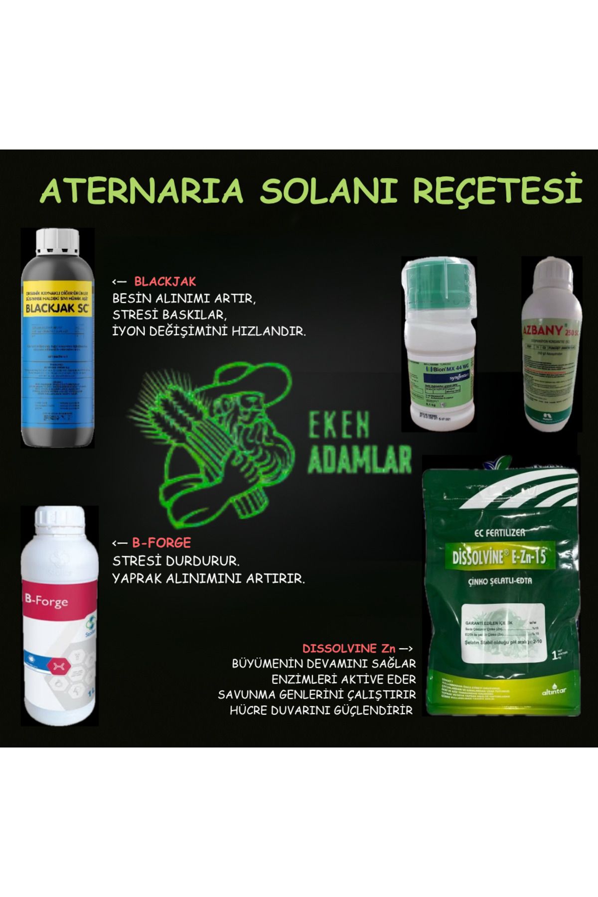 EKEN ADAMLAR - ALTERNARYA REÇETESİ