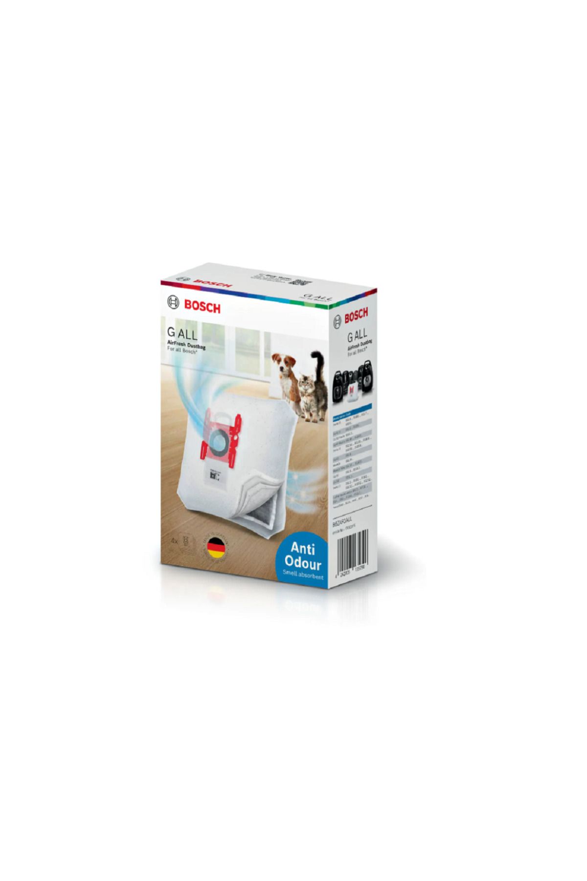 Bosch G SERİSİ ELEKTRİK SÜPÜRGESİ İÇİN HAYVAN DOSTLARINIZ İÇİN GELİŞTİRİLMİŞ TORBA