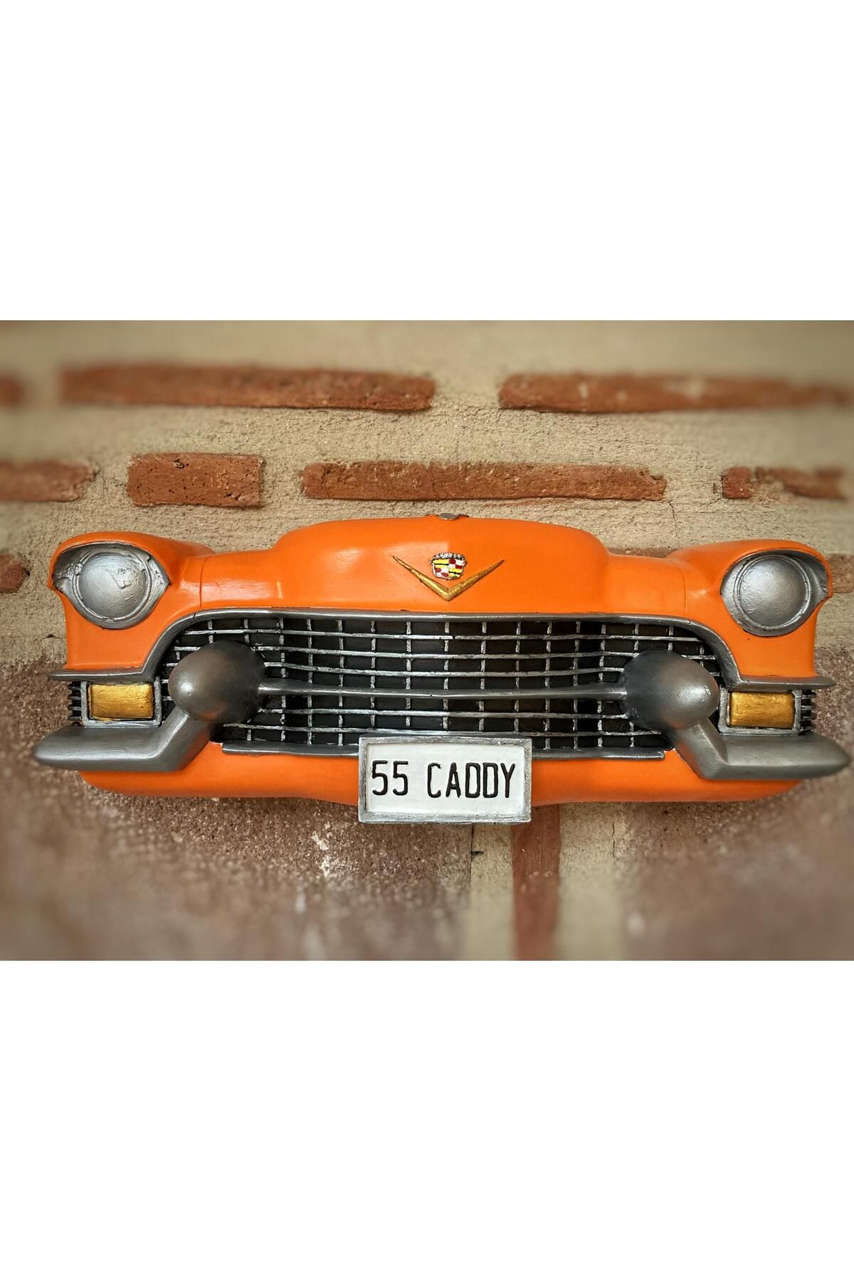 wowocraft Cadillac Duvar Obje Araba Biblo Turuncu